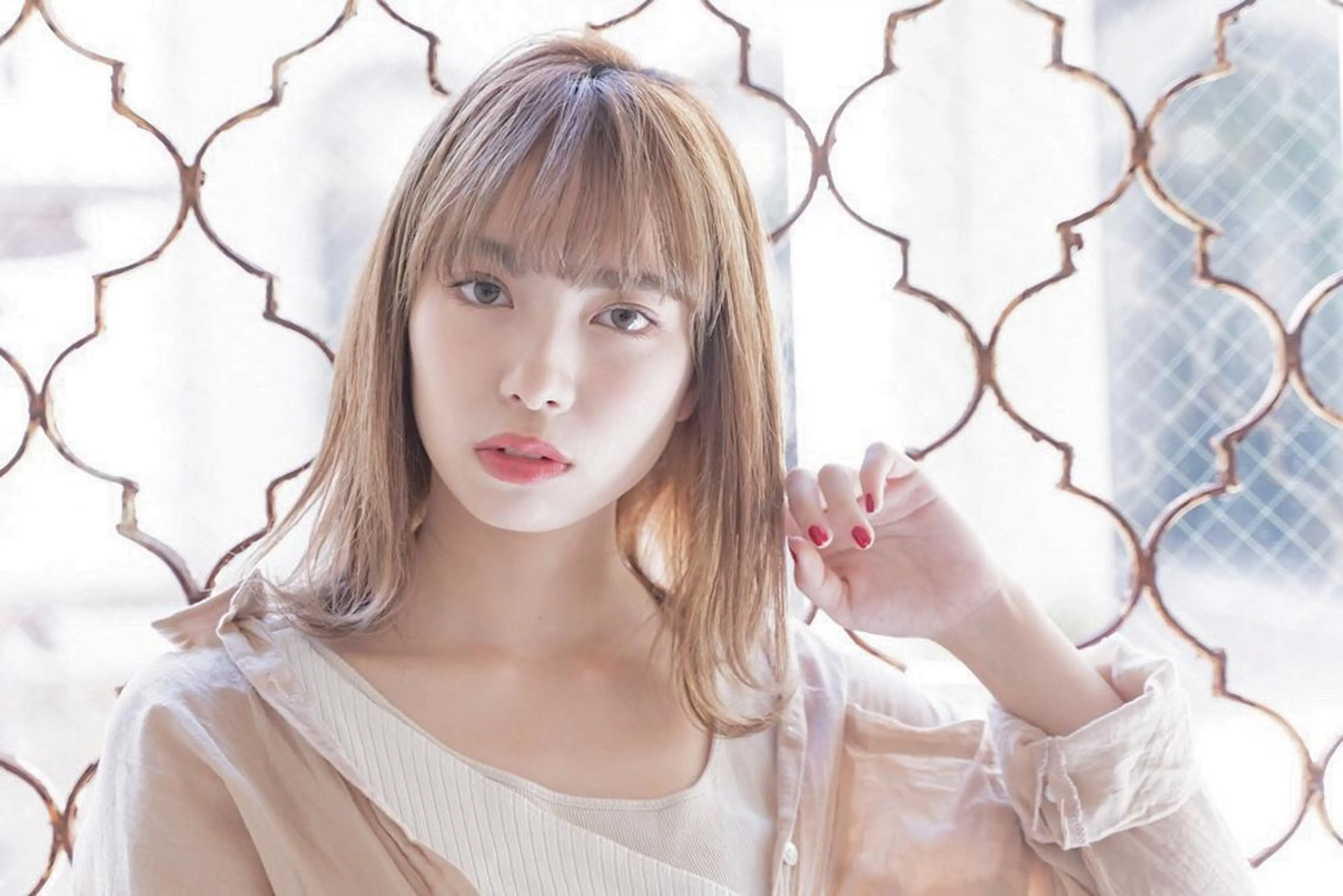 ミディアム カラー hao所属・西山 頌太のヘアスタイル