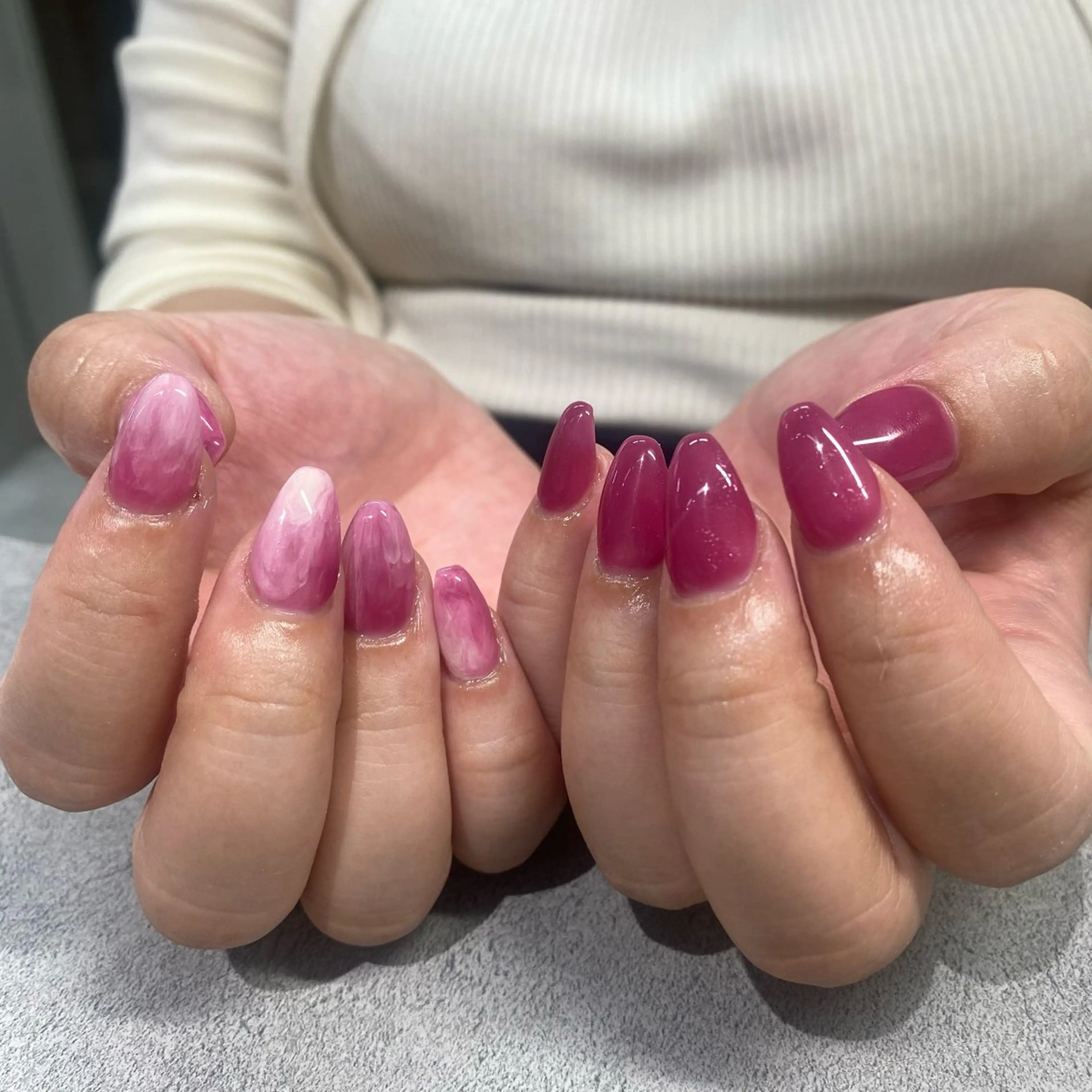 ネイル 大理石ネイル(マーブル) ニュアンスネイル yuuka/池袋 🐾WOLTOKYOのネイルデザイン