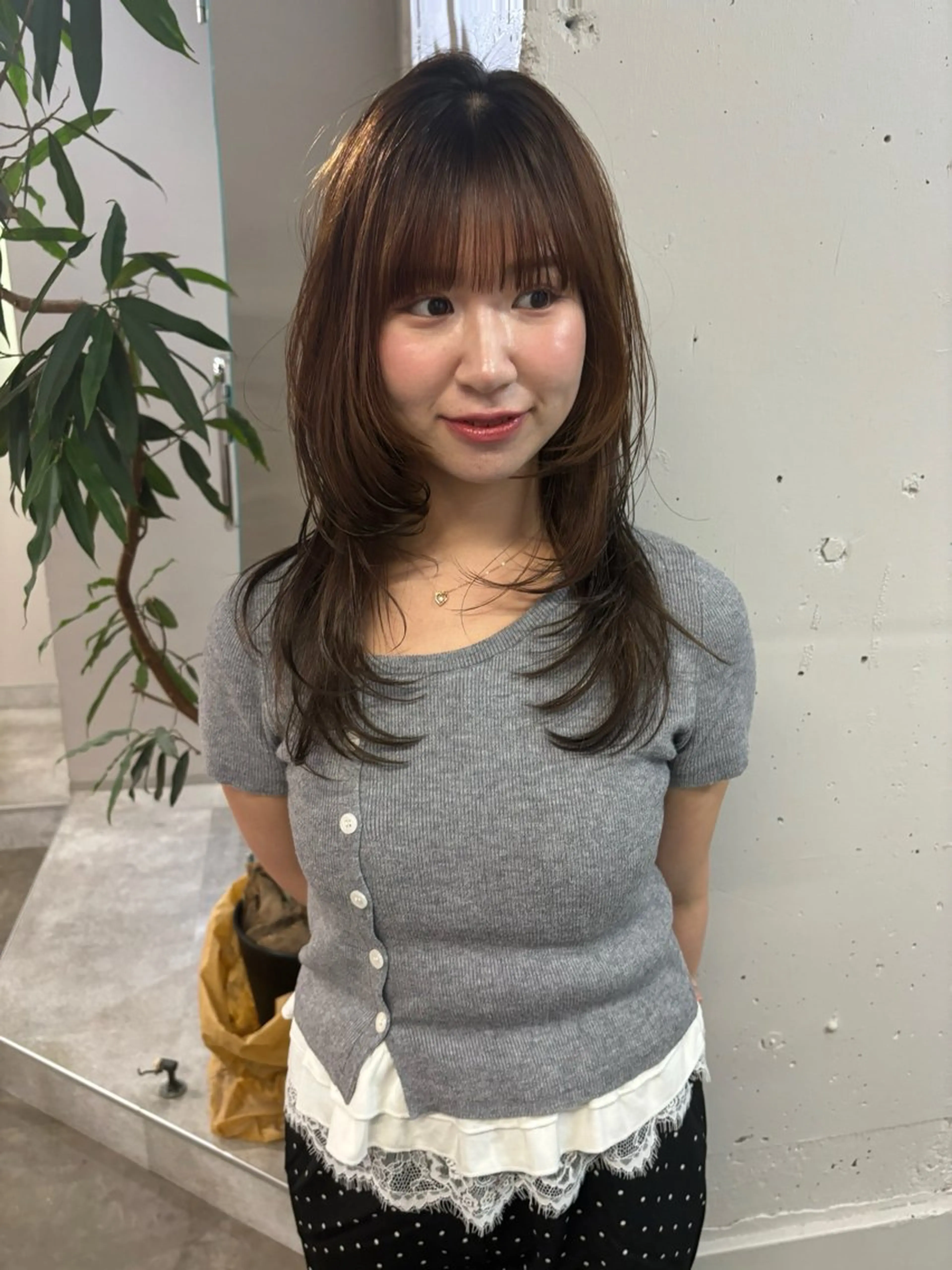 セミロング 似合わせレイヤーカ ット　ʚɞ riiのヘアスタイル