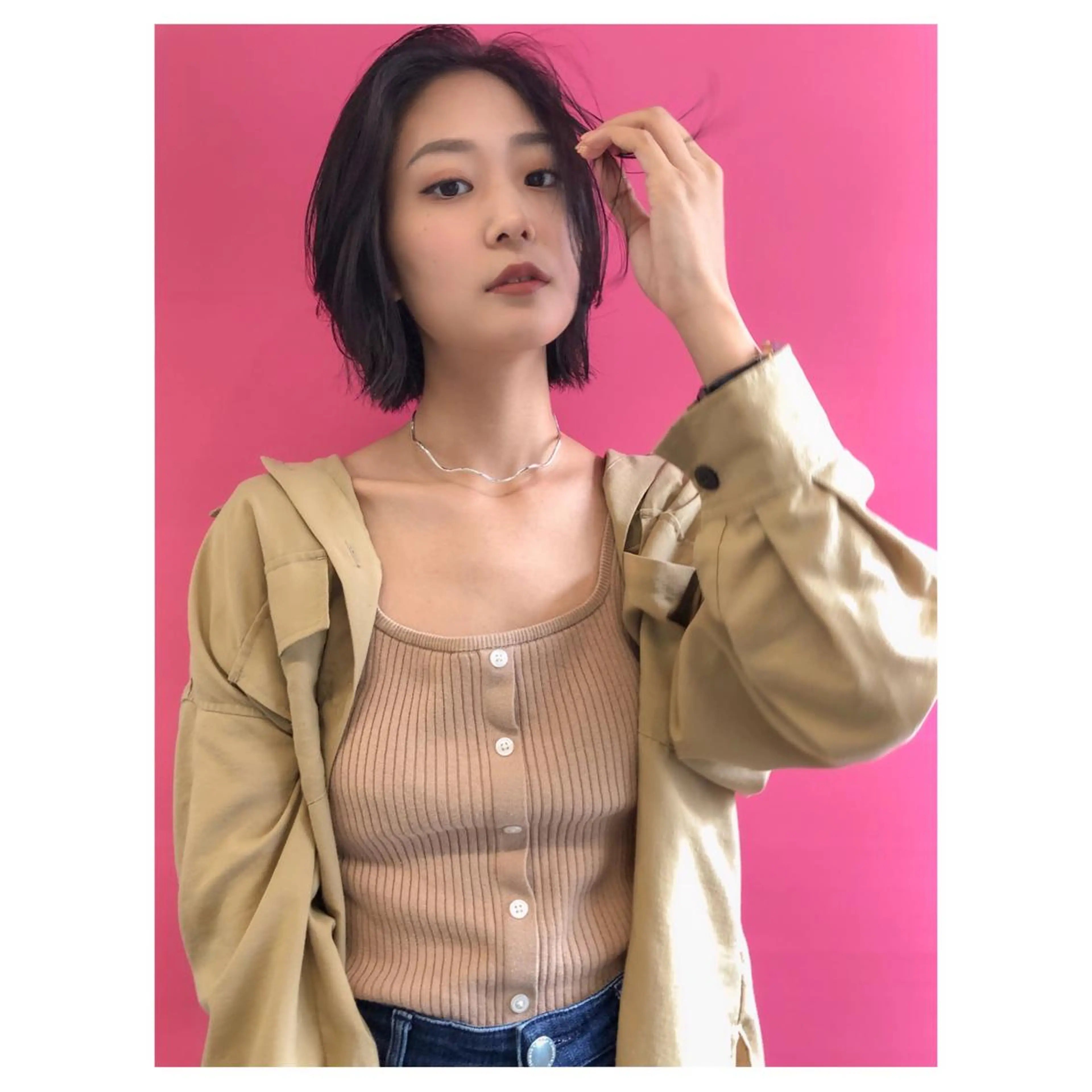 ショート nessヤマサキ リュウタのヘアスタイル