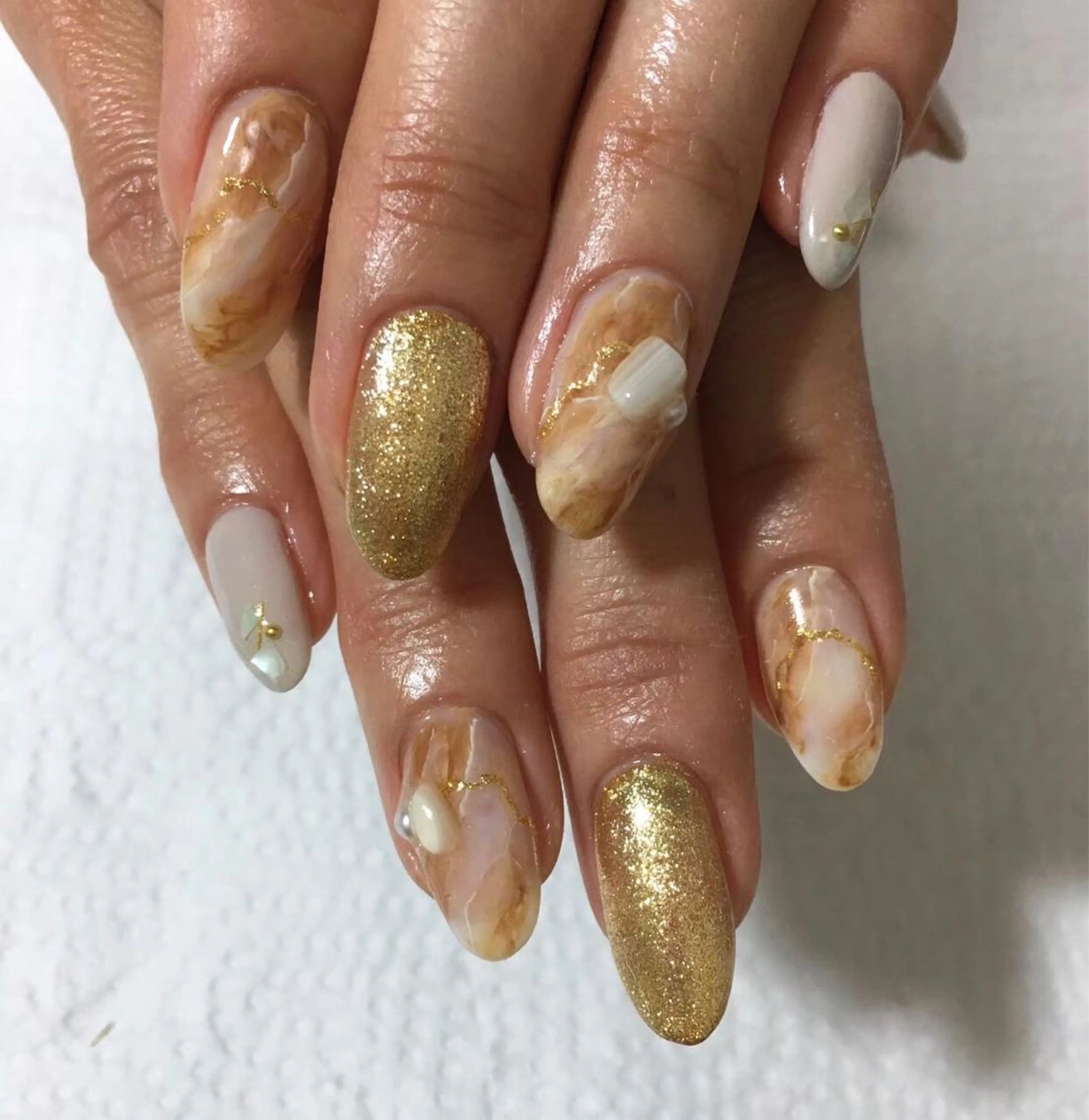 セミロング sincere nailのネイルデザイン