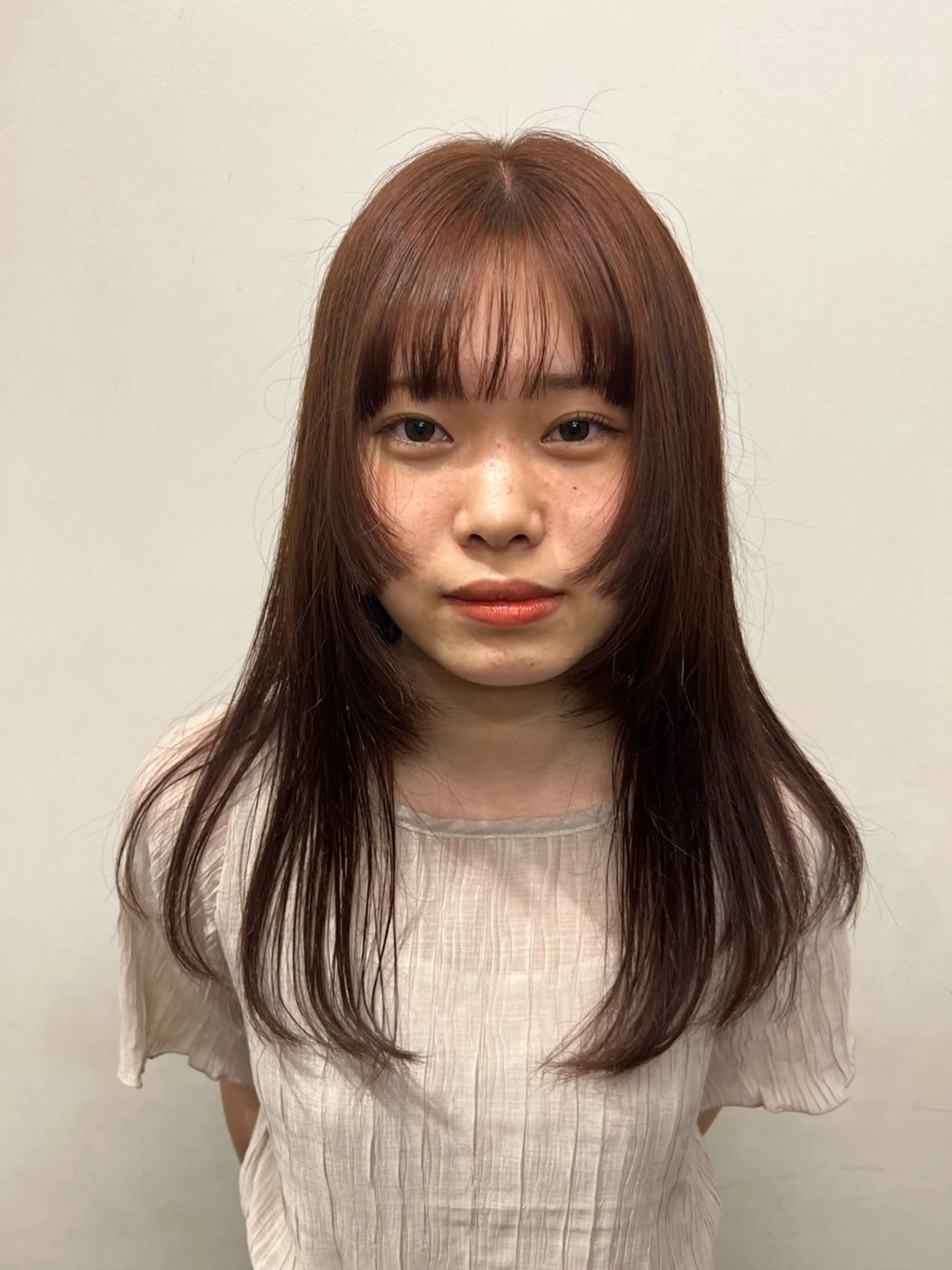 ロング ヘアカラー 似合わせショート/ パーマ‪/表参道のヘアスタイル