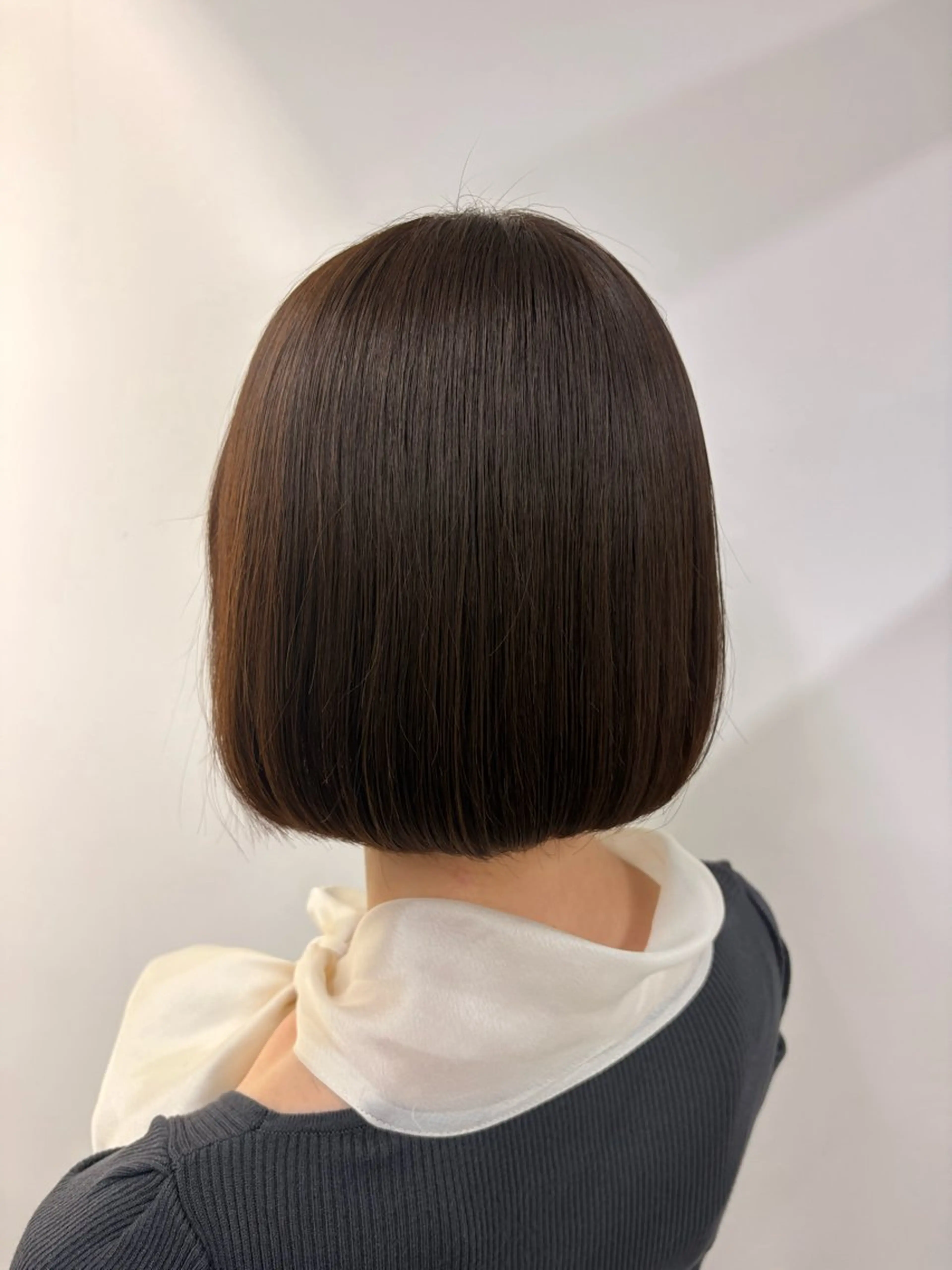 ショート カット ミディアムレイヤー/ 艶カラーNorikaのヘアスタイル