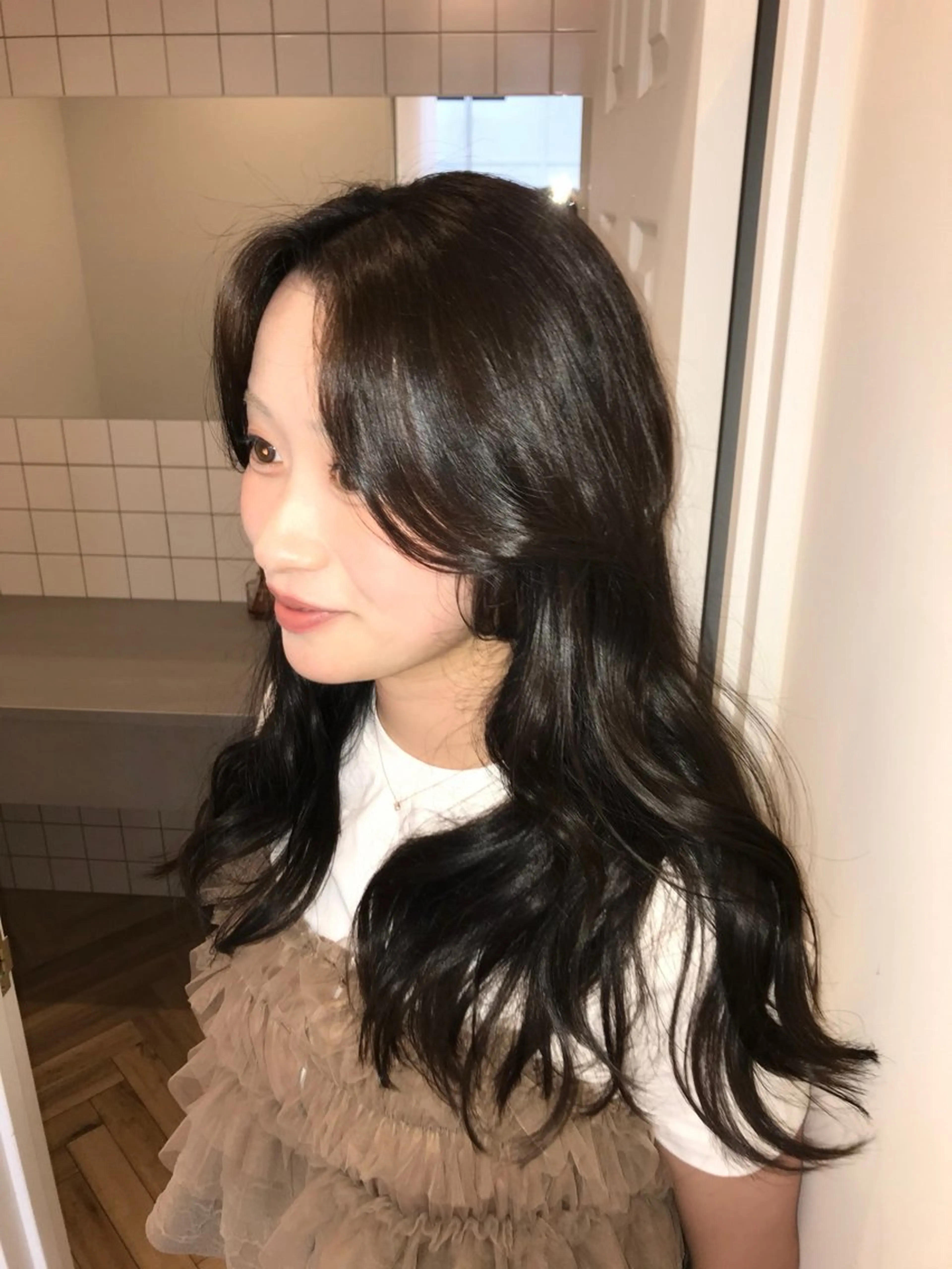 ロング runa/パーマ /ブリーチモデルのヘアスタイル