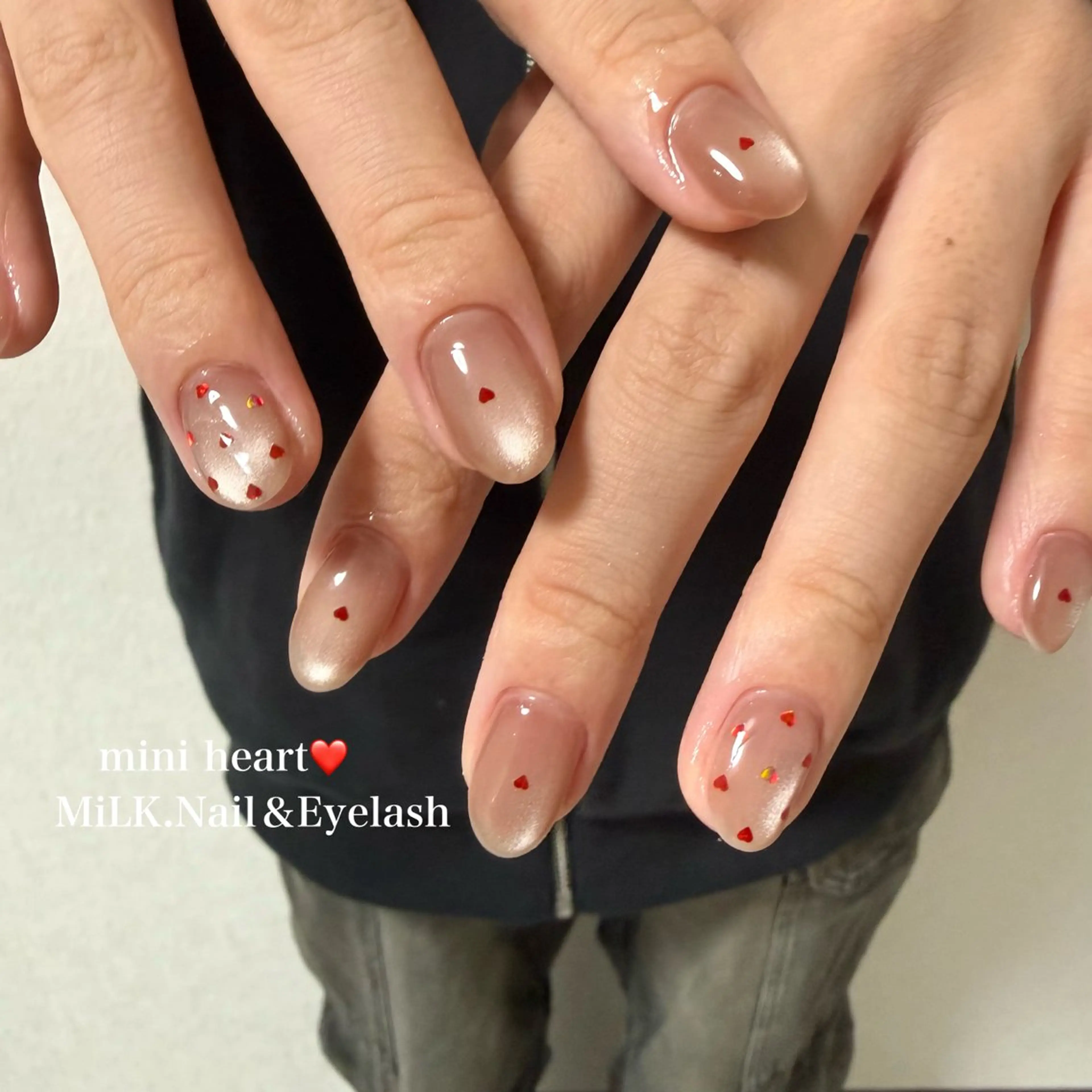 ネイル ハンドネイル MiLK.   Nail&Eyelash所属・MiLK. wakaのマツエク・マツパデザイン