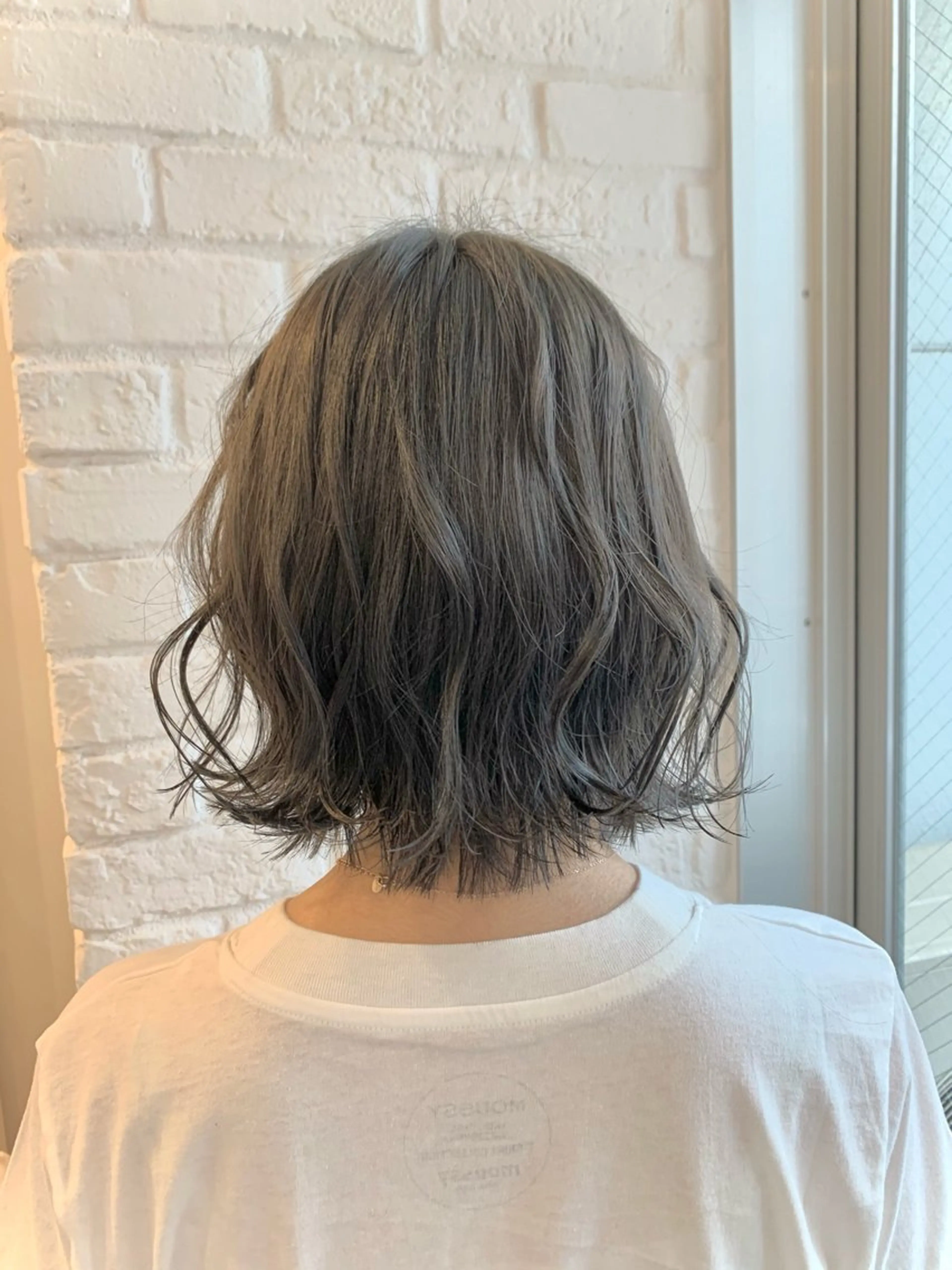 ミディアム カラー ヘアカラー トリートメント Rapport ラポールのヘアスタイル