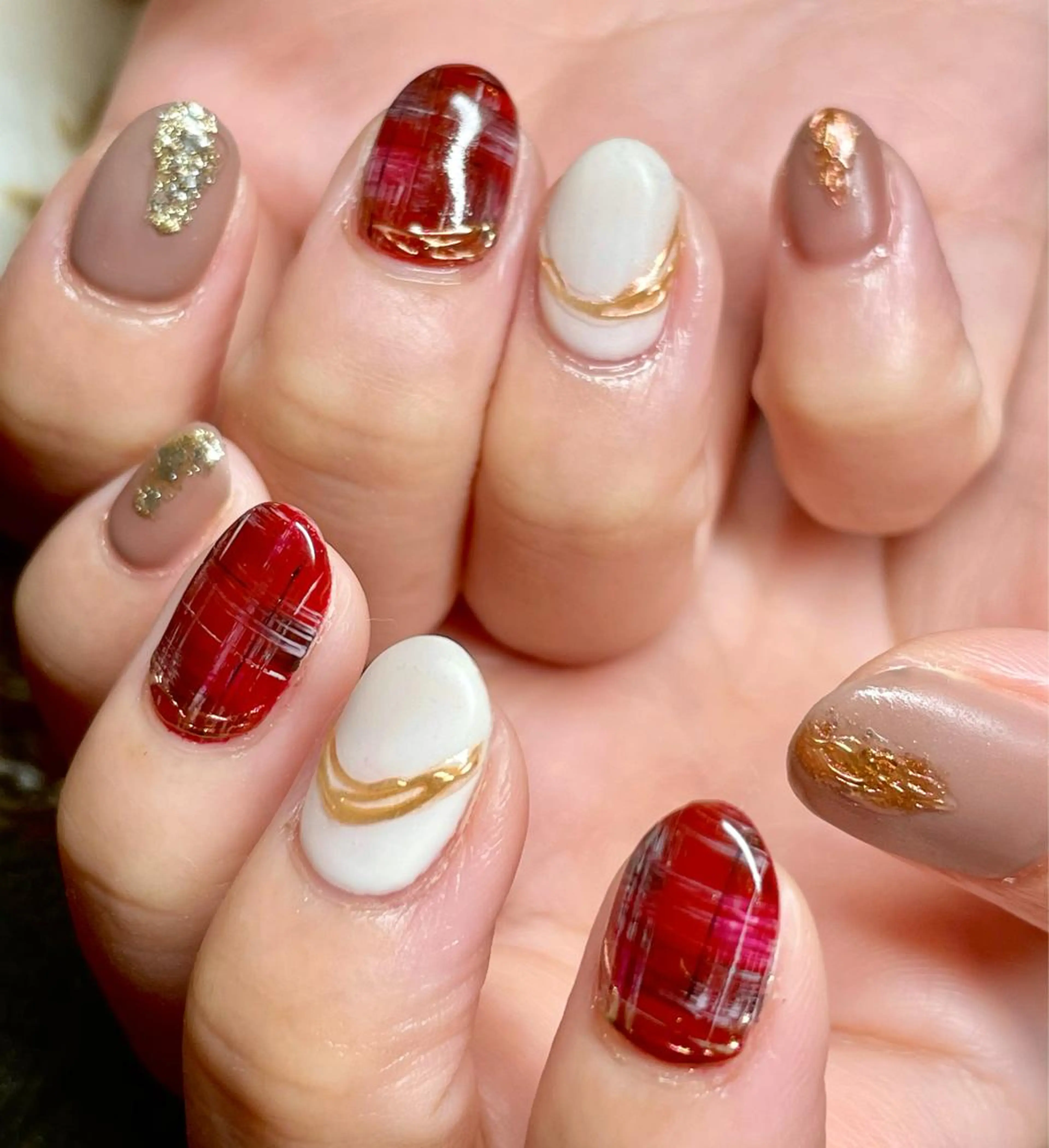 ショート カラー パーマ ヘアアレンジ メンズ キッズ ネイル マツエク・マツパ マットネイル ミラーネイル nail&eye Aoのマツエク・マツパデザイン