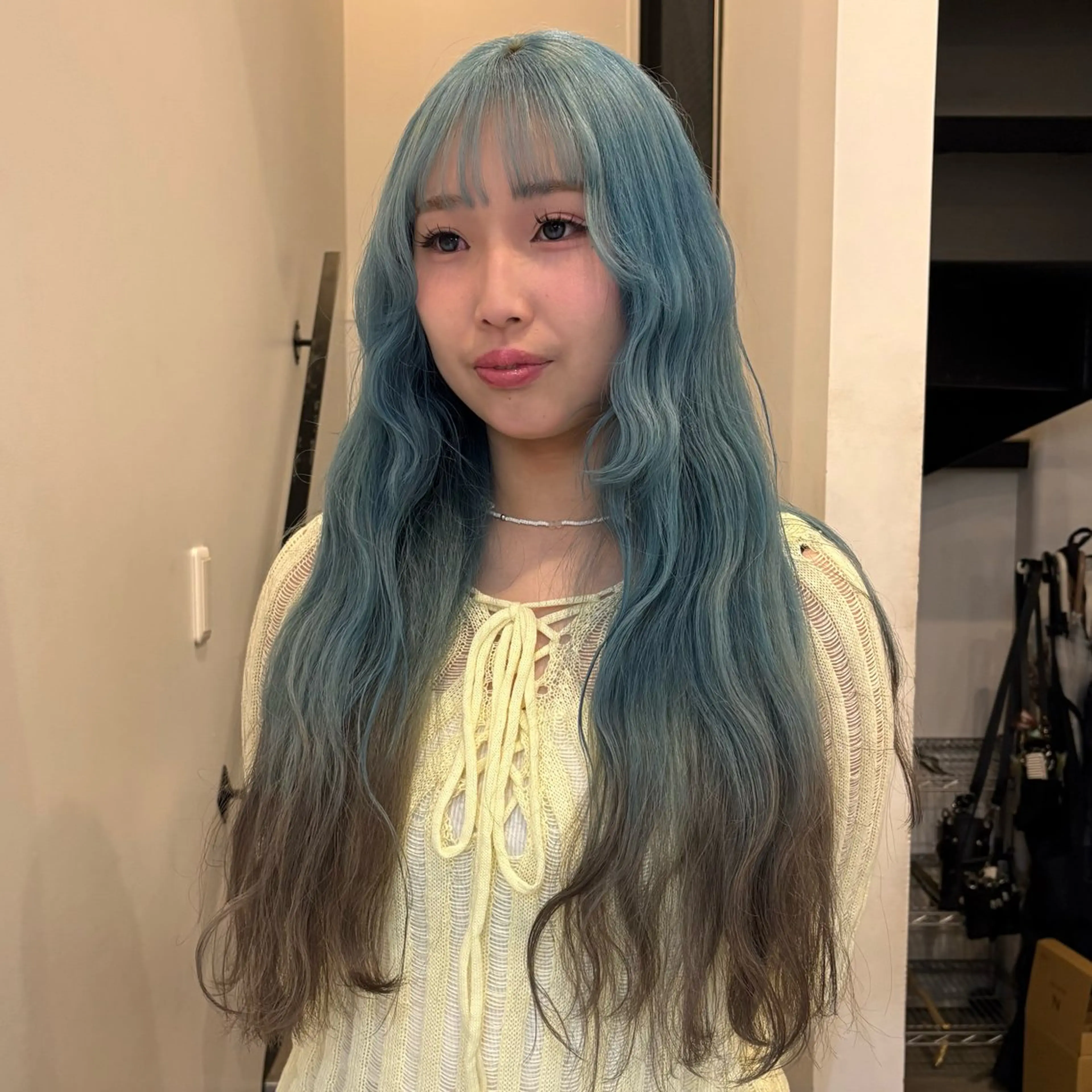 ロング ハイトーン指名No. 1/レイヤー/みさきのヘアスタイル