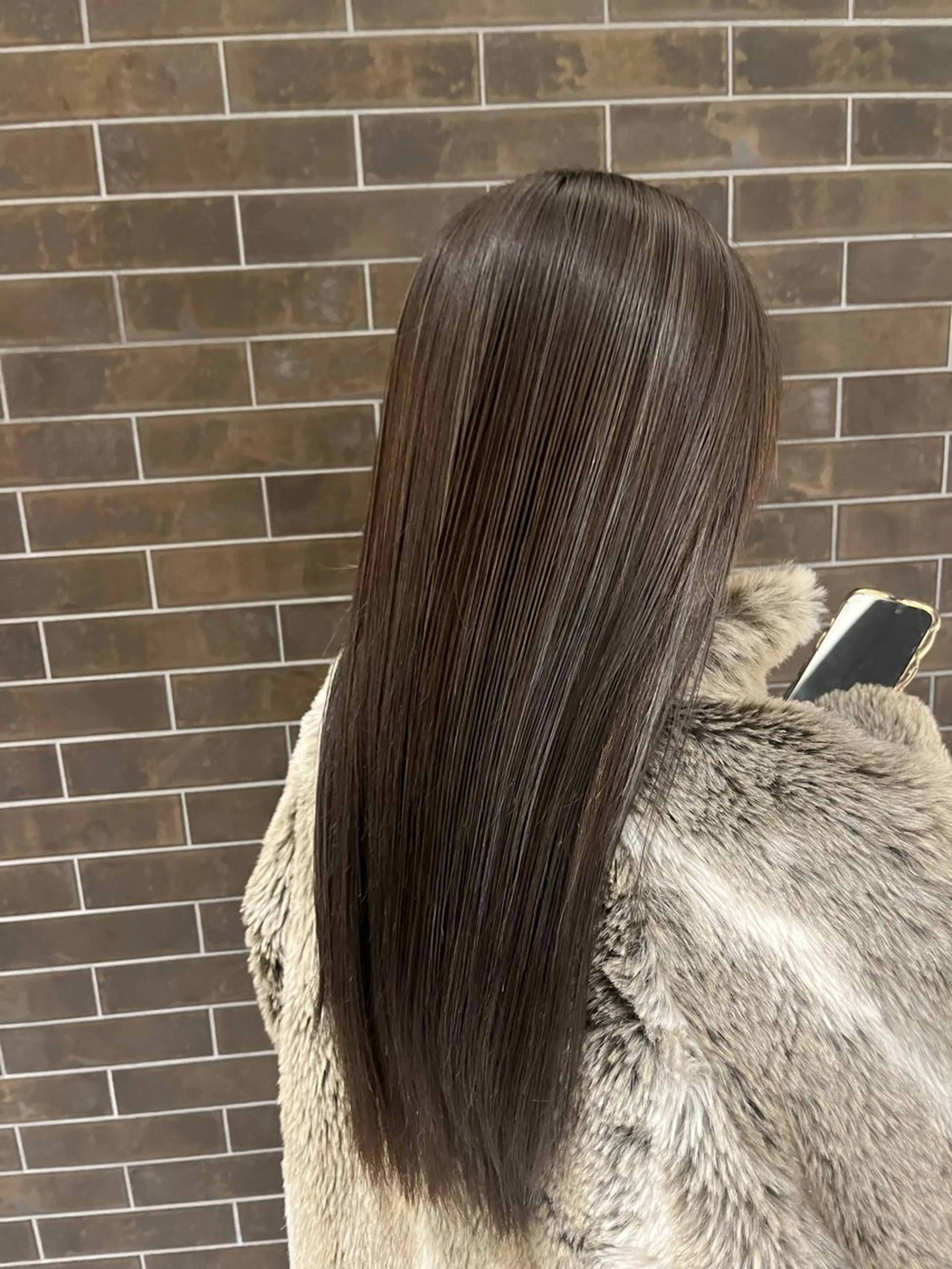 ロング ハイライト 髪質改善 トリートメント カット ヘアカラー トリートメント KANUMA SHUTAのヘアスタイル