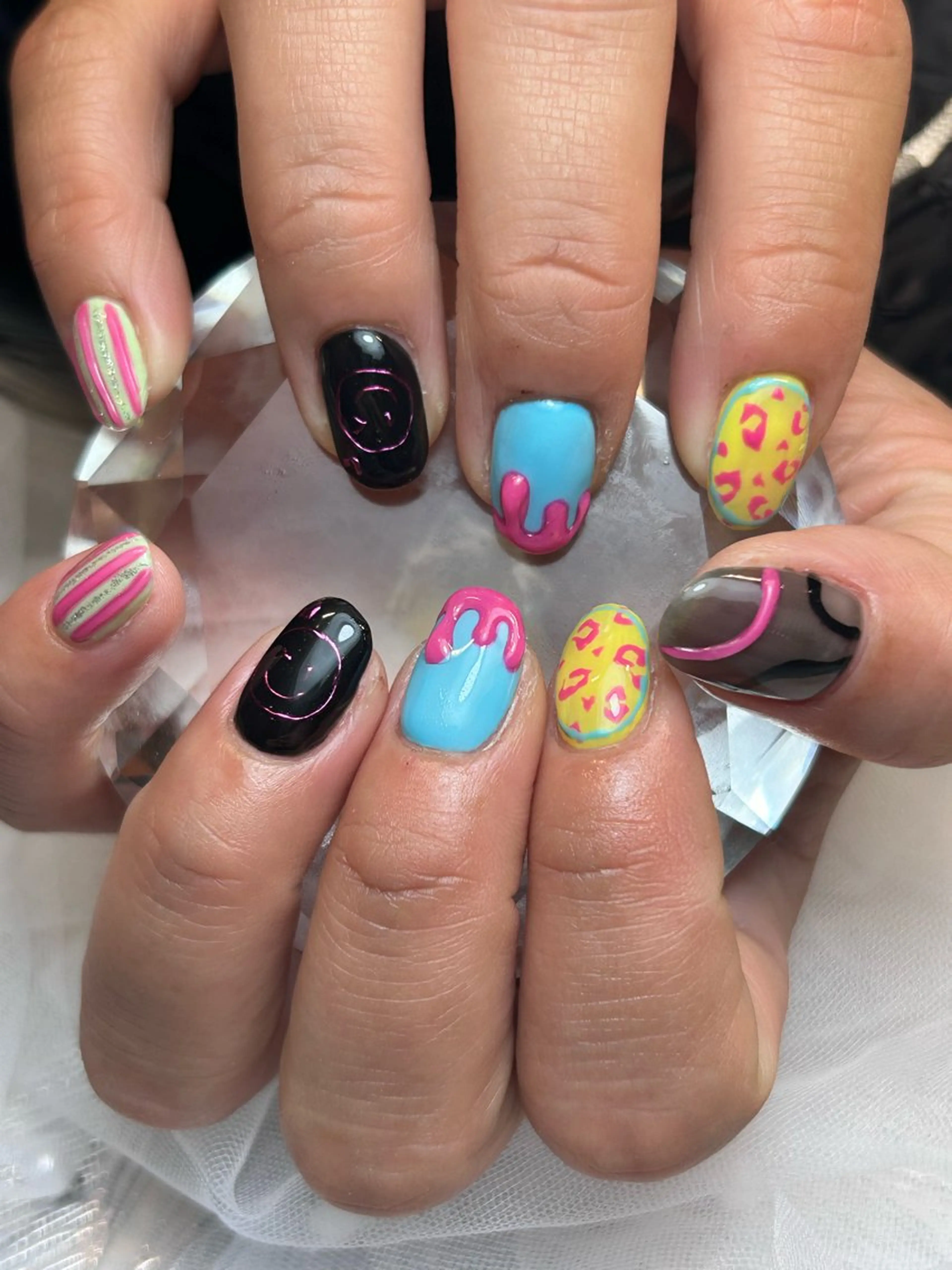 ネイル アートネイル ジェルネイル ロングネイル ショートネイル プライベートサロン マニフィークのネイルデザイン