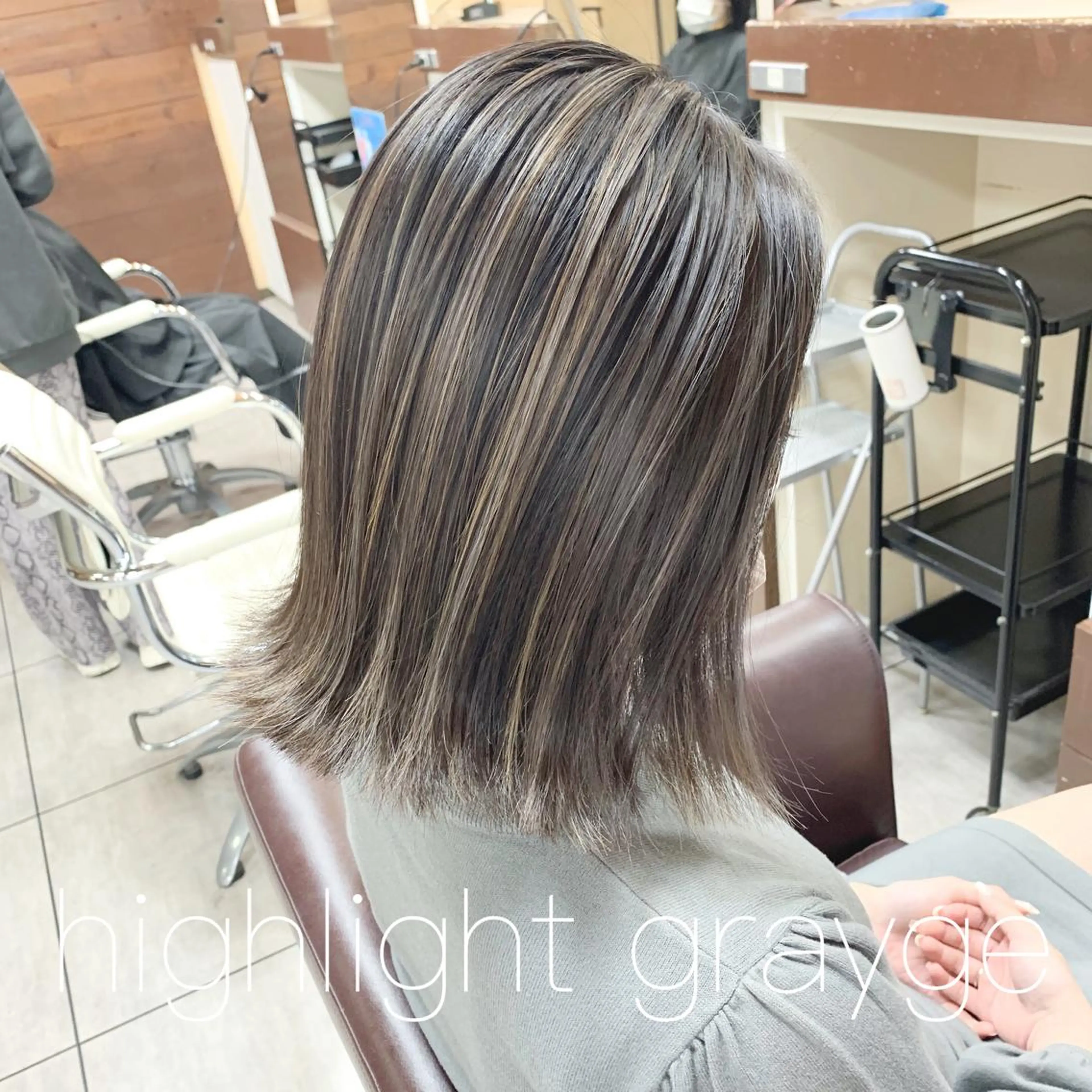 ミディアム 🫧艶髪カラー🫧 森本くるみのヘアスタイル