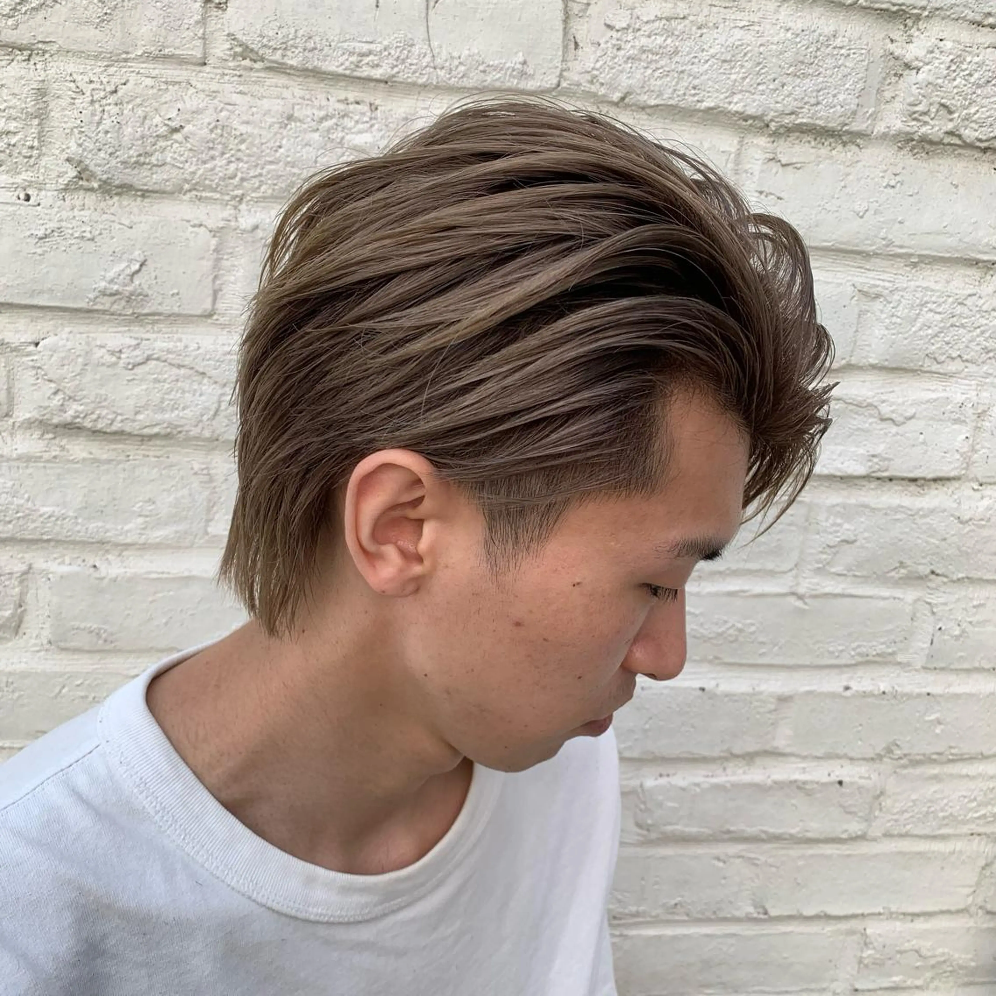 ショート カラー メンズ カット ヘアカラー メンズ特化美容師/ 藤戸 椋のヘアスタイル