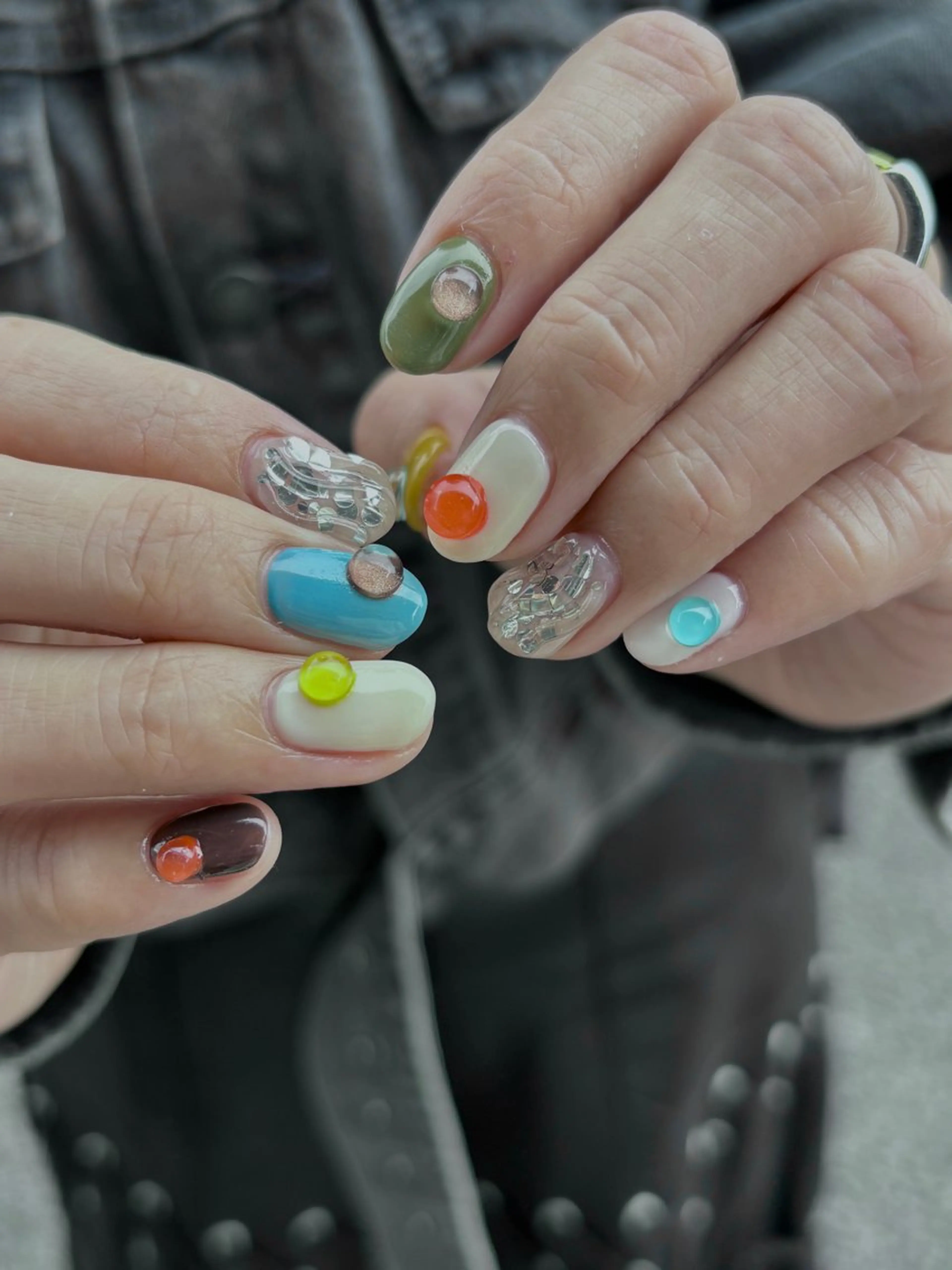 ネイル クリアネイル ホログラムネイル マグネットネイル 持ち込み ぷっくりネイル ハンドネイル acs.n所属・ネイル，耳つぼ 風間すみれのその他イメージ