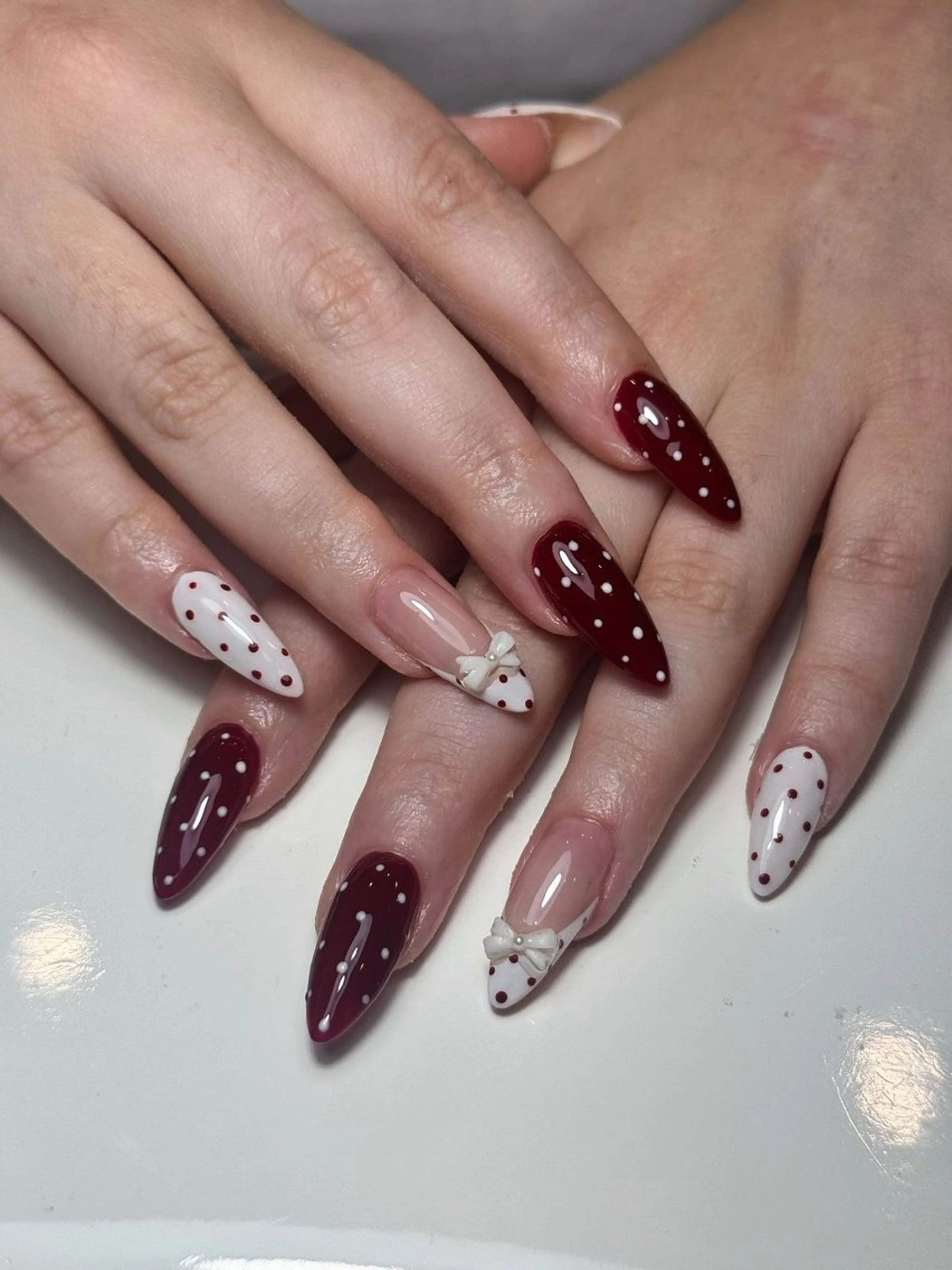 ワンカラー+パーツ付け放題の写真