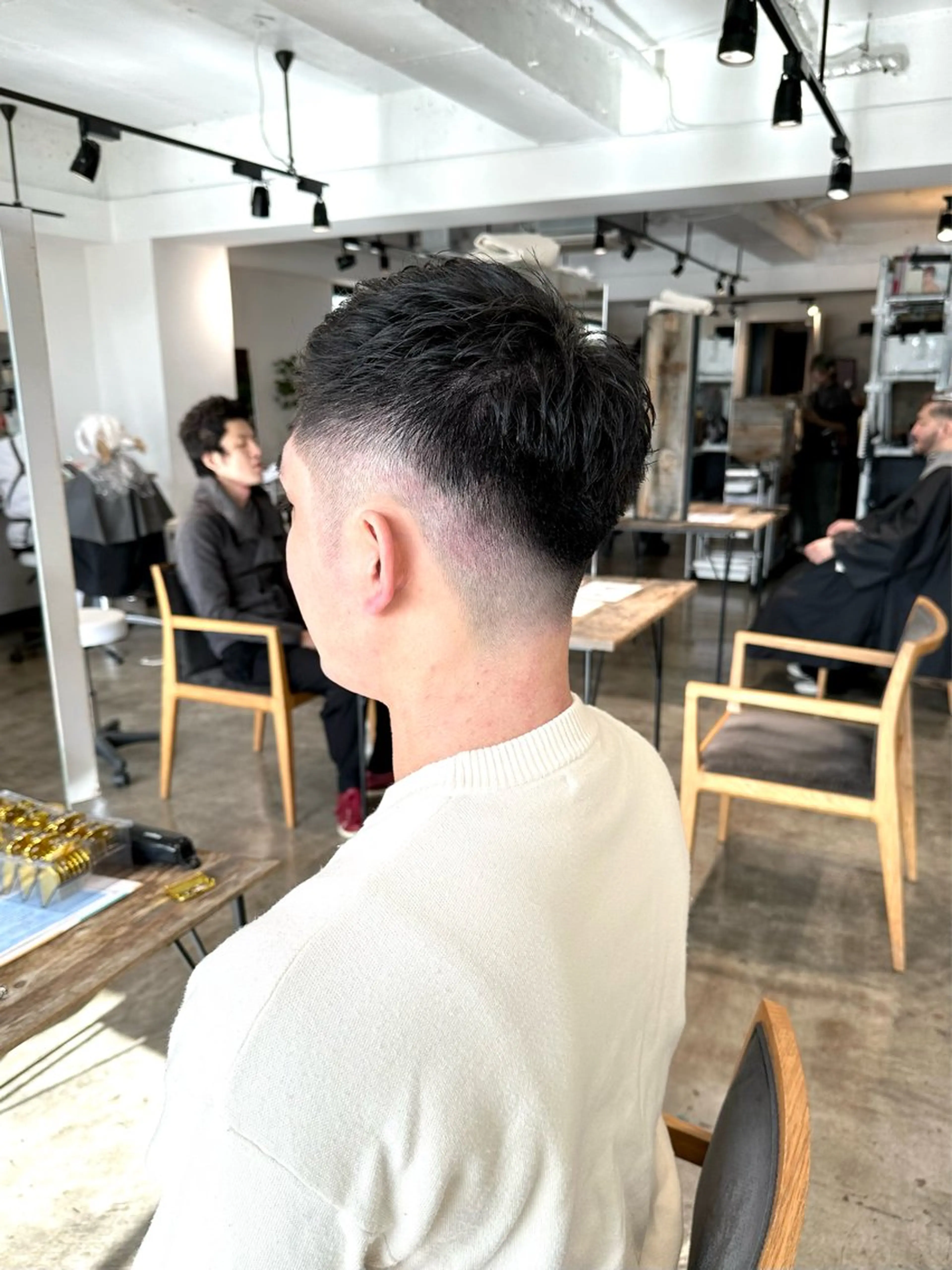 メンズ ビジネス フェードカット 刈り上げ カット 骨格補正施術/メンズ 専門美容師/YUYAのヘアスタイル