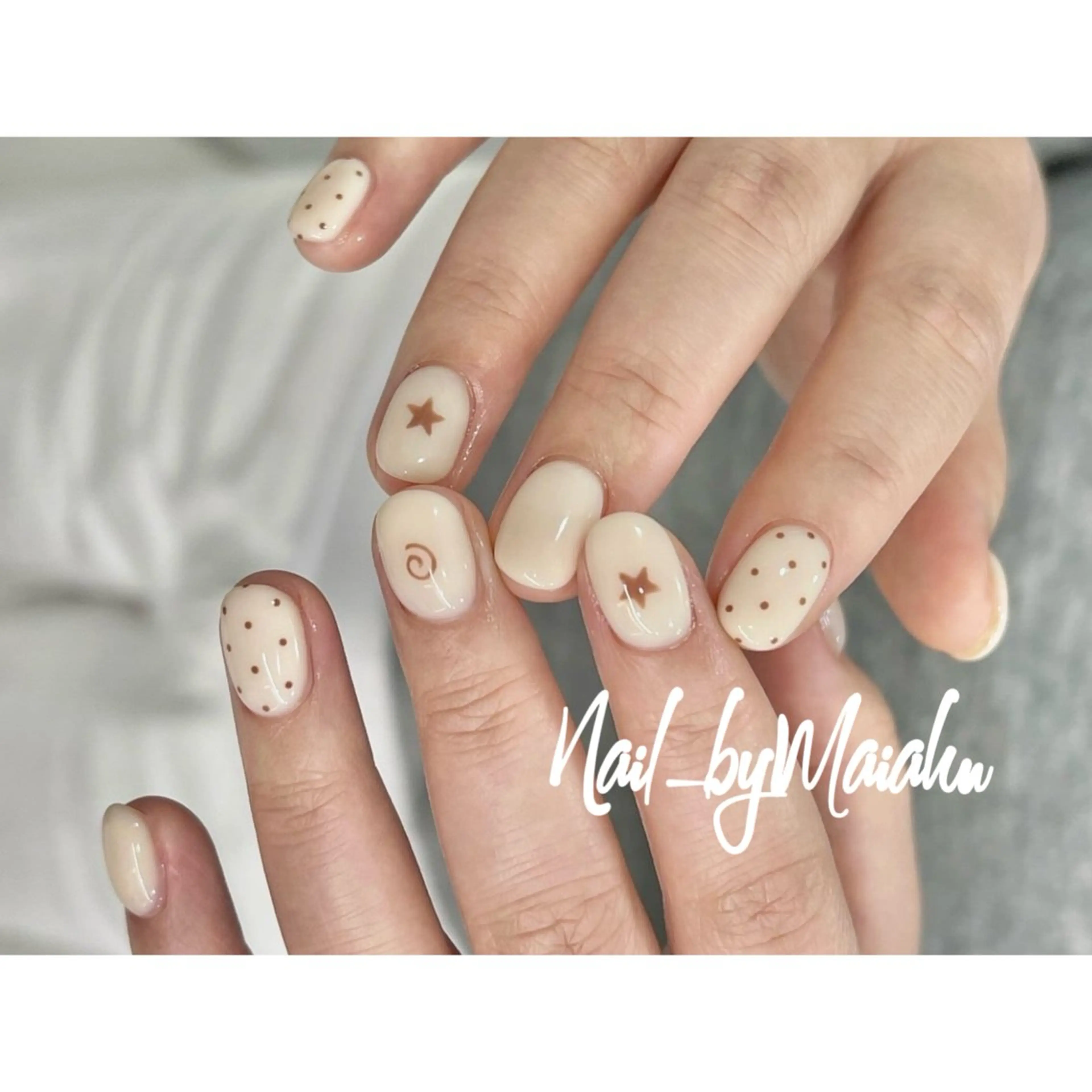 ネイル ハンドネイル ⏦Little 𐙚 Nail⏦のネイルデザイン