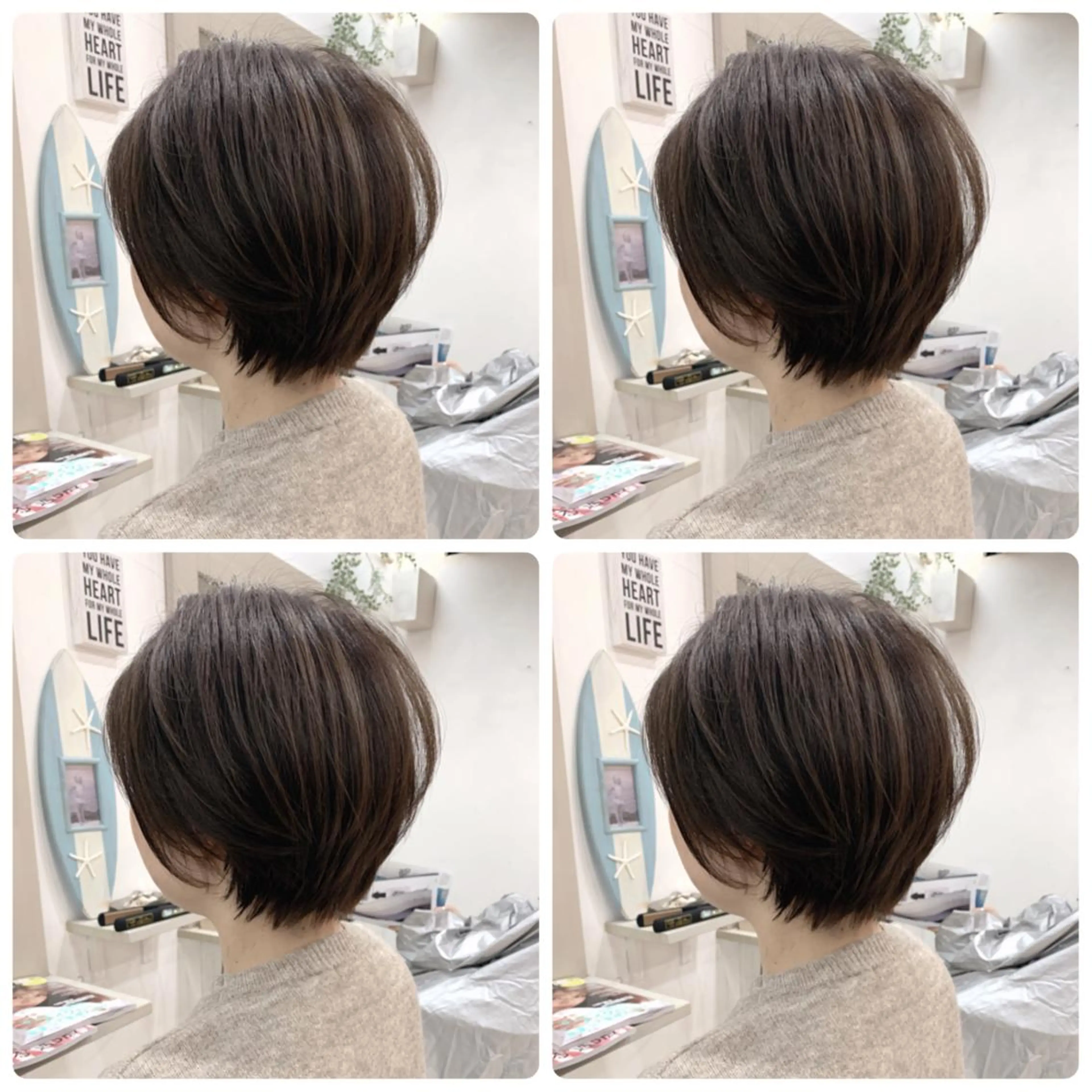 ショート カット トリートメント 京都大人女性ショート 徒歩1分/秋山のヘアスタイル