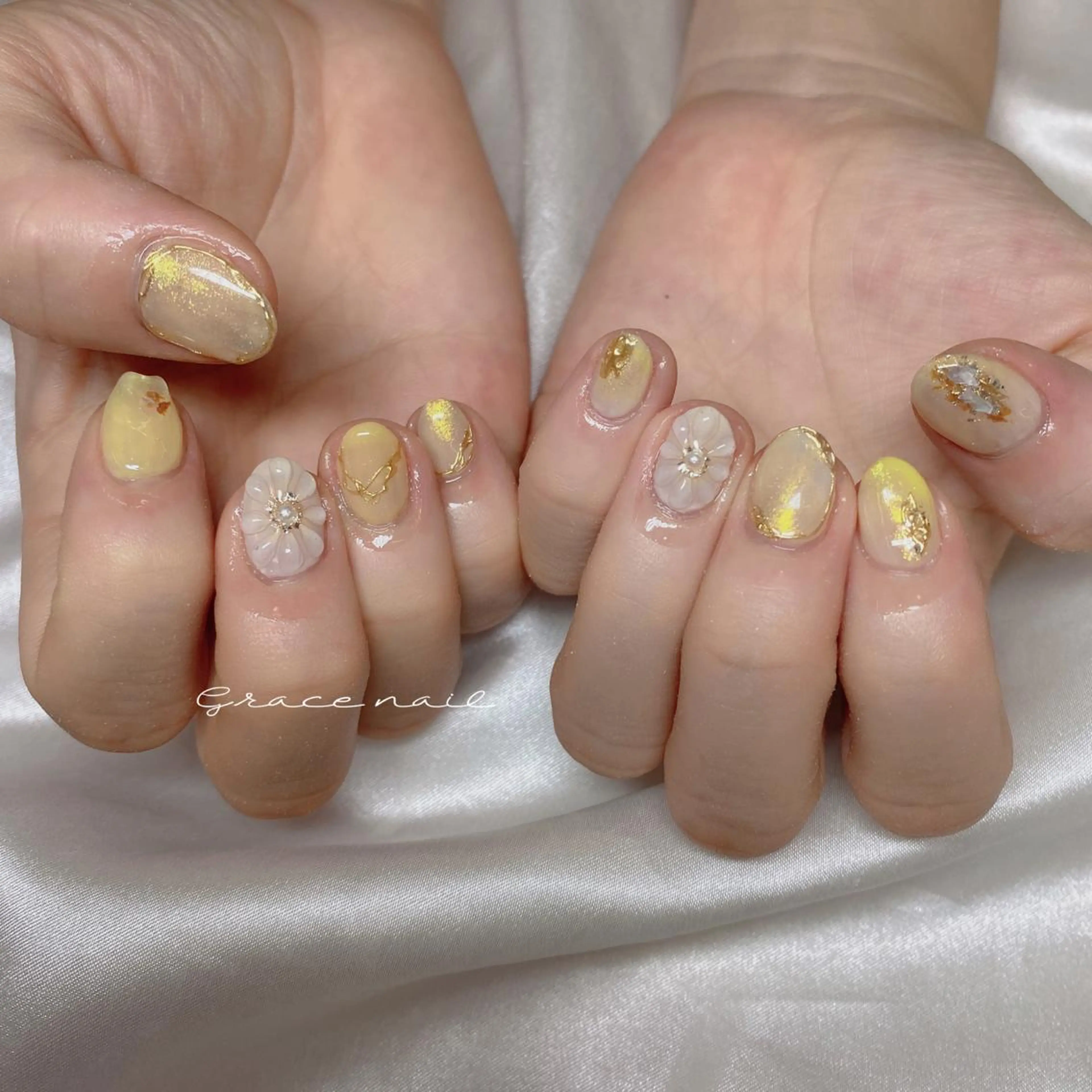 ネイル ハンドネイル ☆*｡Grace Nail｡*☆のネイルデザイン