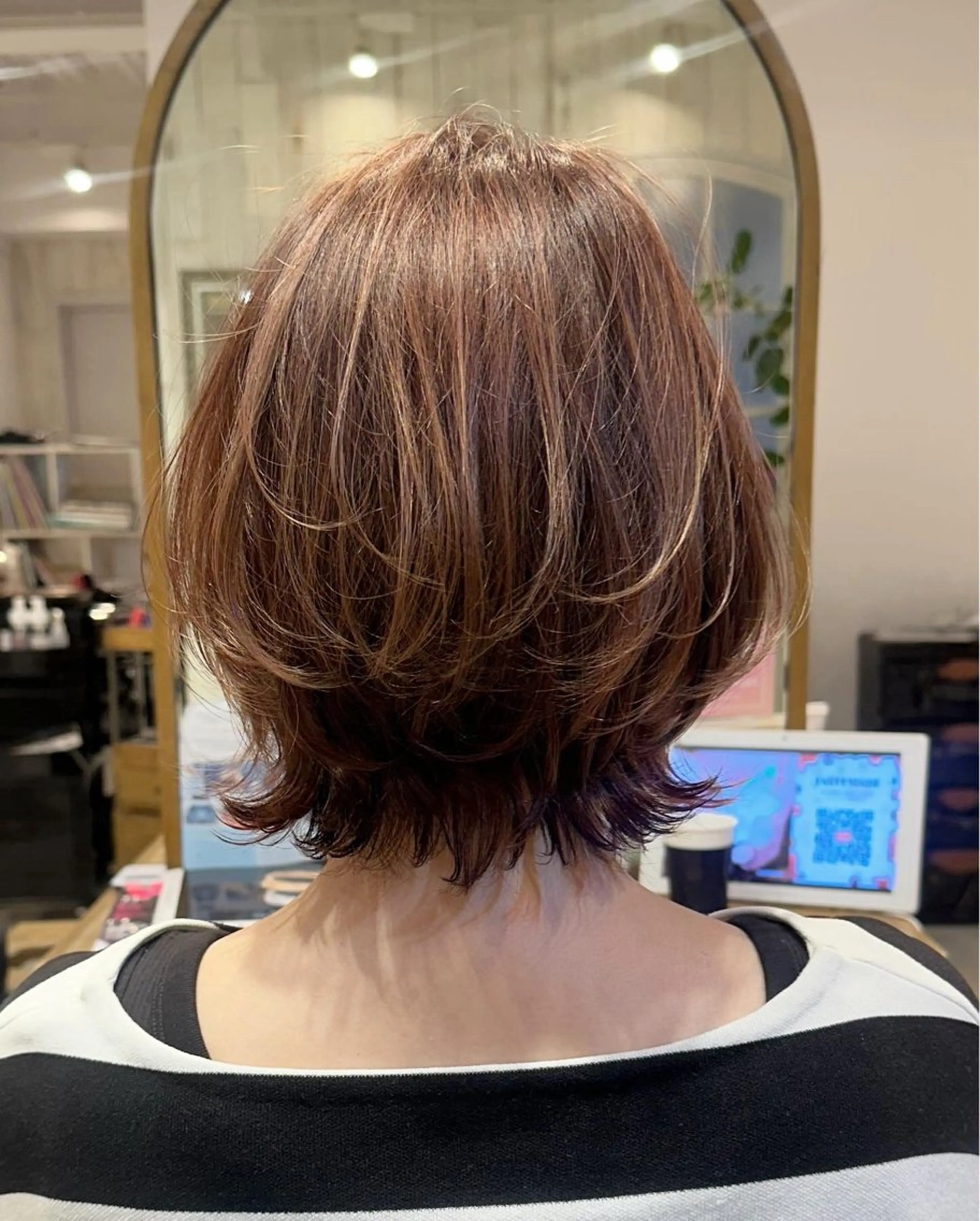 ショート カット トリートメント 縮毛矯正/ショート/ レイヤー/畑中正敏のヘアスタイル