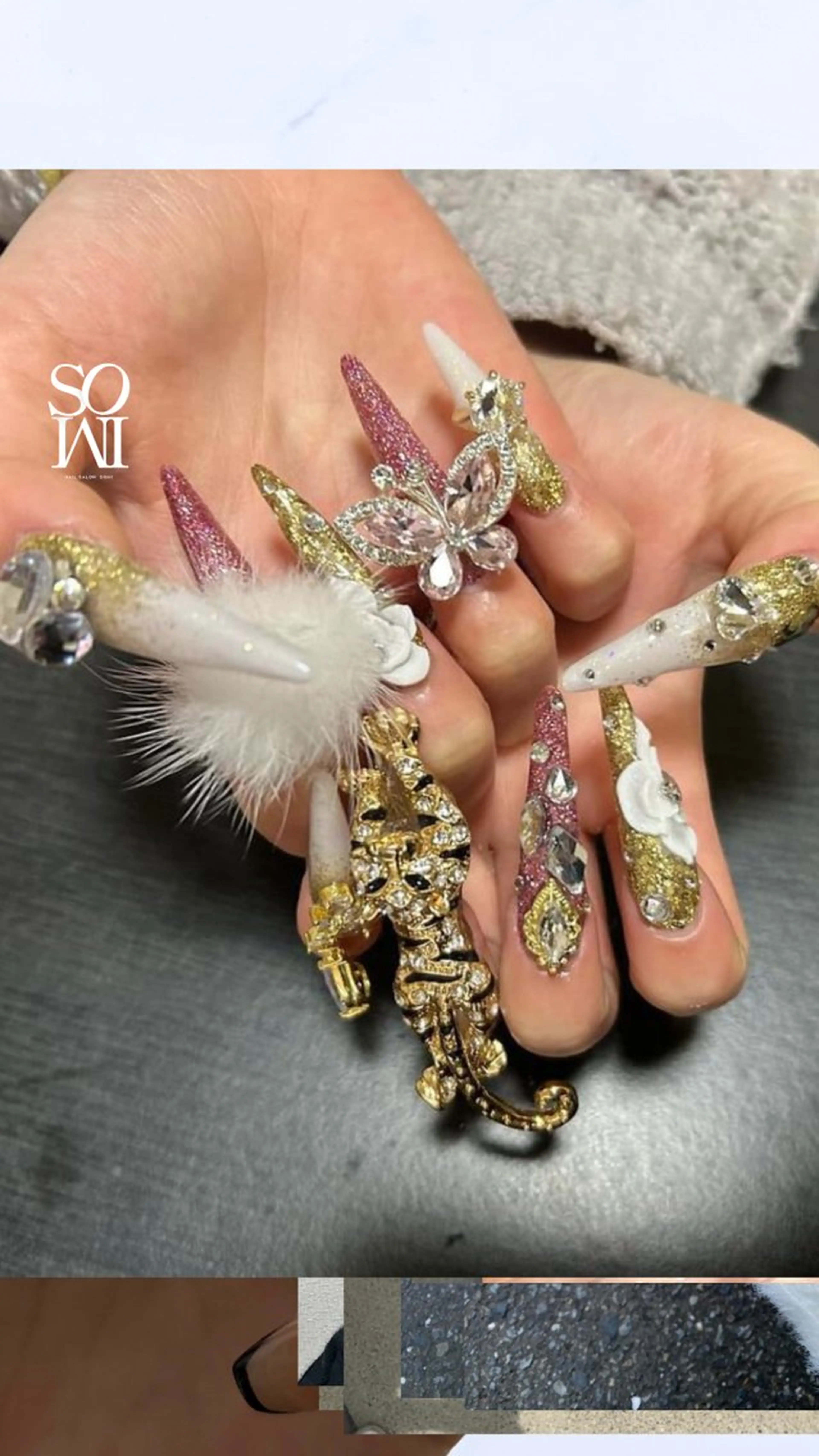 ネイル アートネイル 成人式 ハンドネイル NAILSALON SOMI所属・町田 NAIL SALON SOMIのネイルデザイン