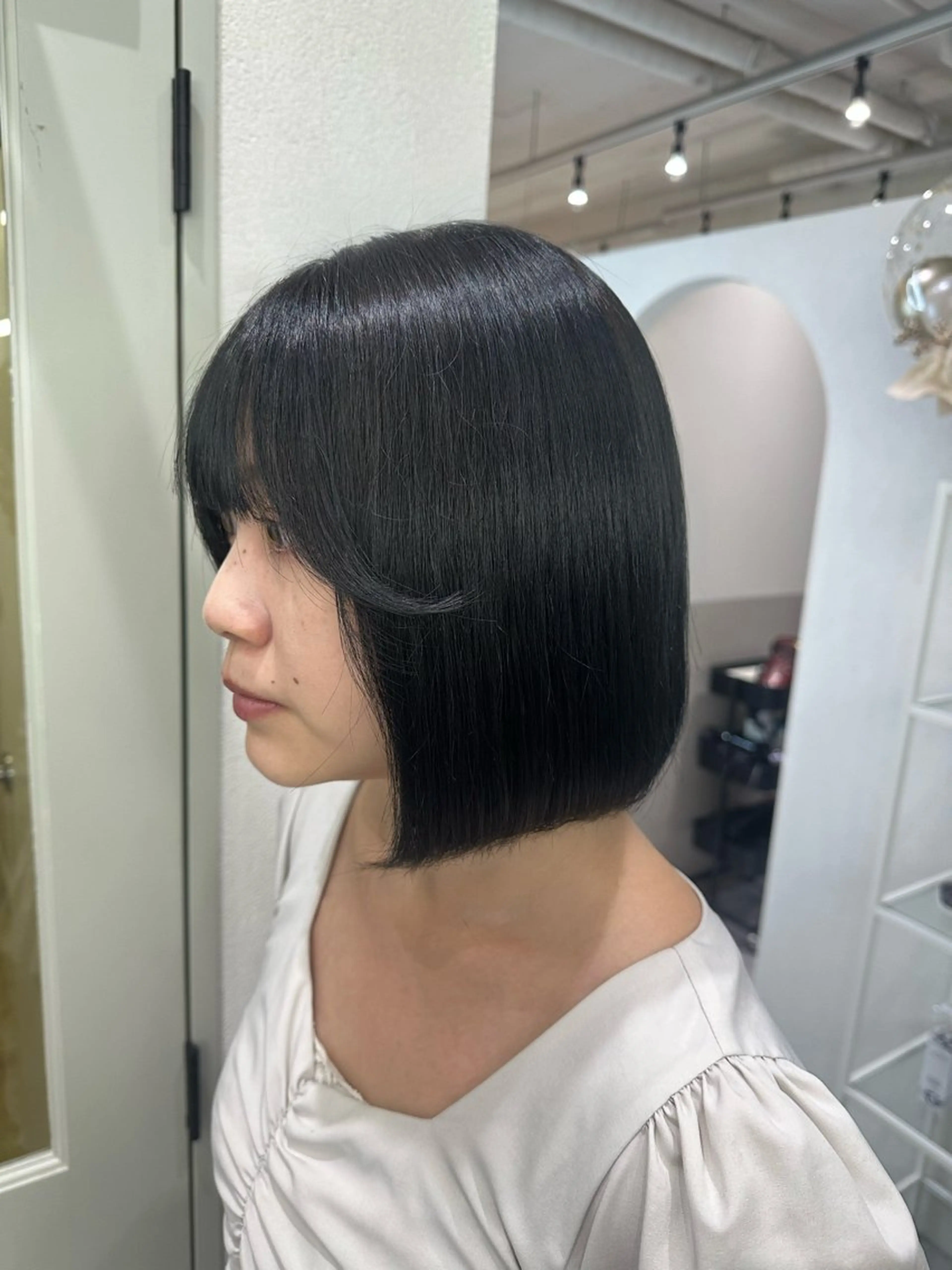 ショート カラー カット ヘアカラー トリートメント 🪞個室サロン/韓国 艶髪/keito🪞のヘアスタイル
