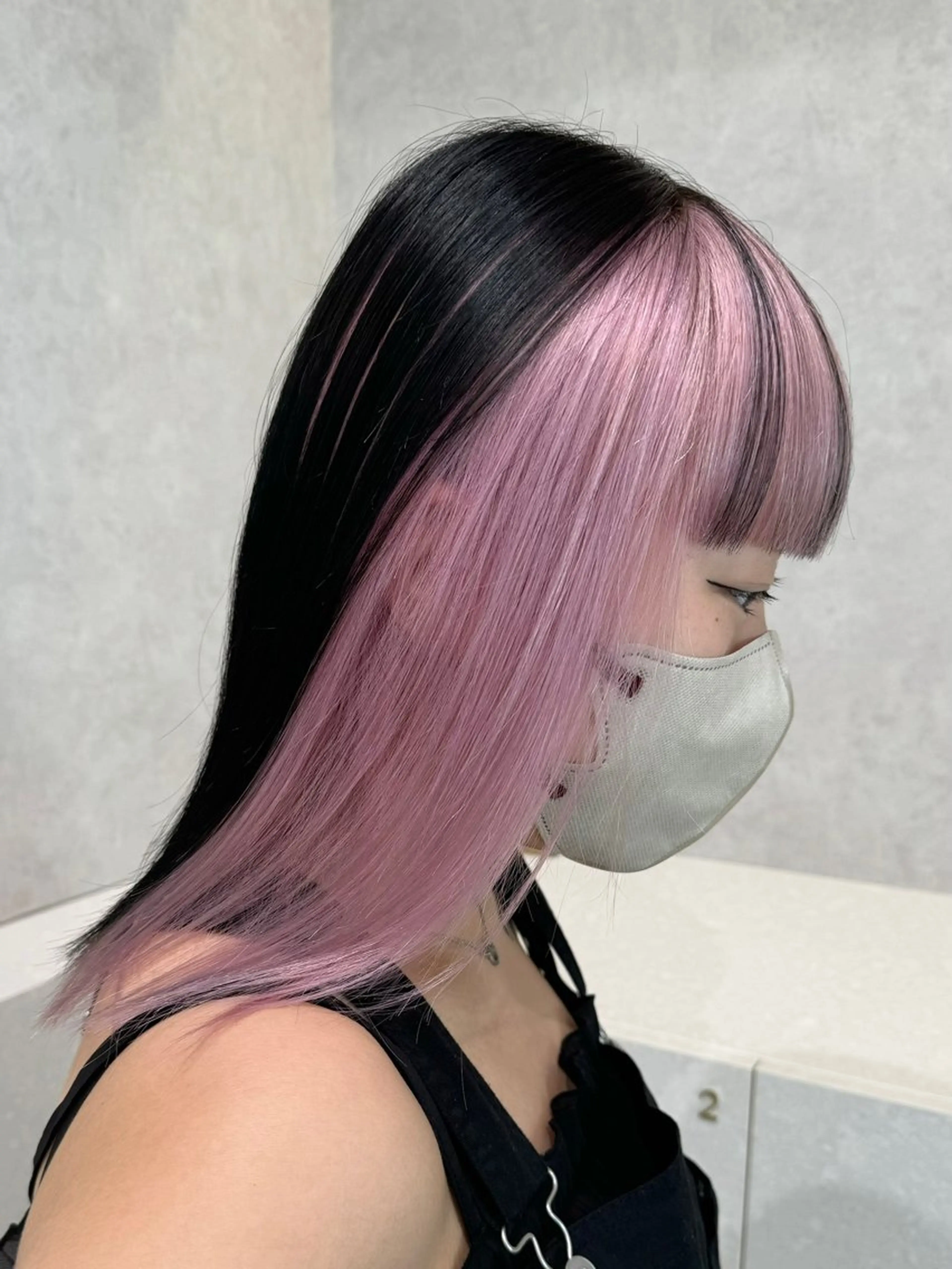 カラー ピンクカラー ホワイトピンク ヘアカラー トリートメント 《ブリーチ/赤み消し /髪質改善》若松良樹のヘアスタイル