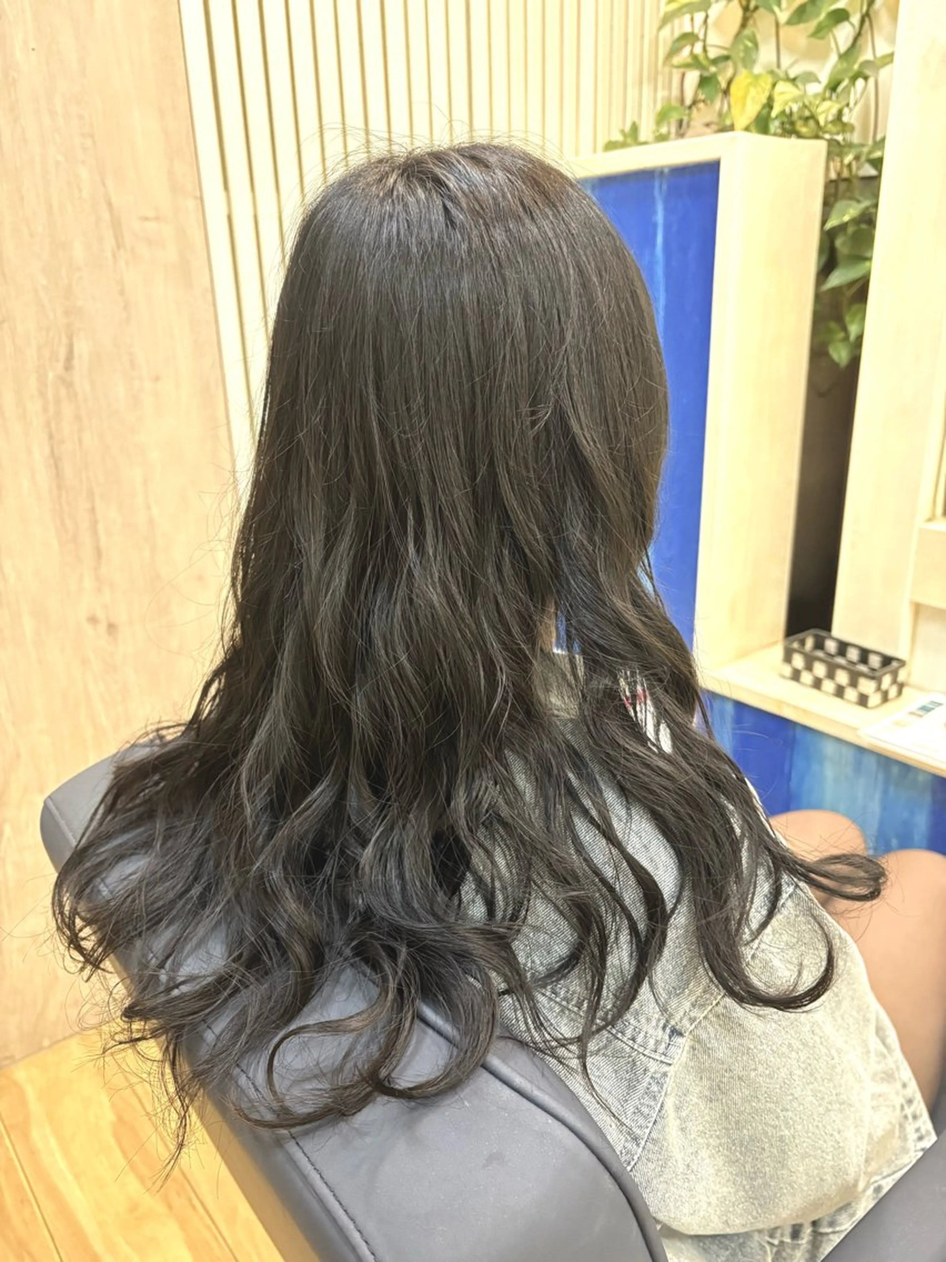 ロング パーマ カット パーマ 細川武琉/艶カラー /Aqua limeのヘアスタイル