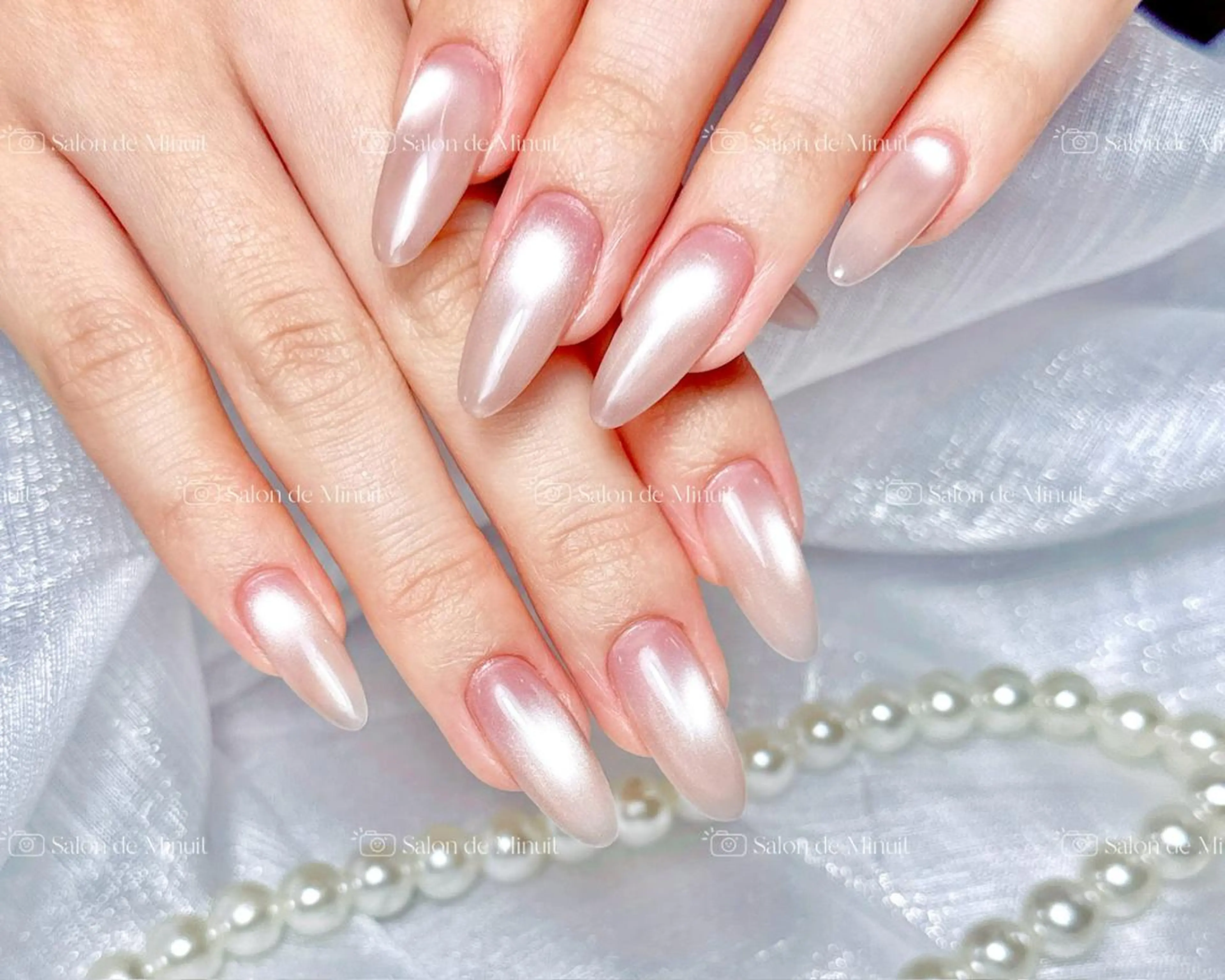 オフなしの方限定💅マグネットフレンチ/ベイビーブーマー/ビー玉マグネット/ハートマグネット4980の写真