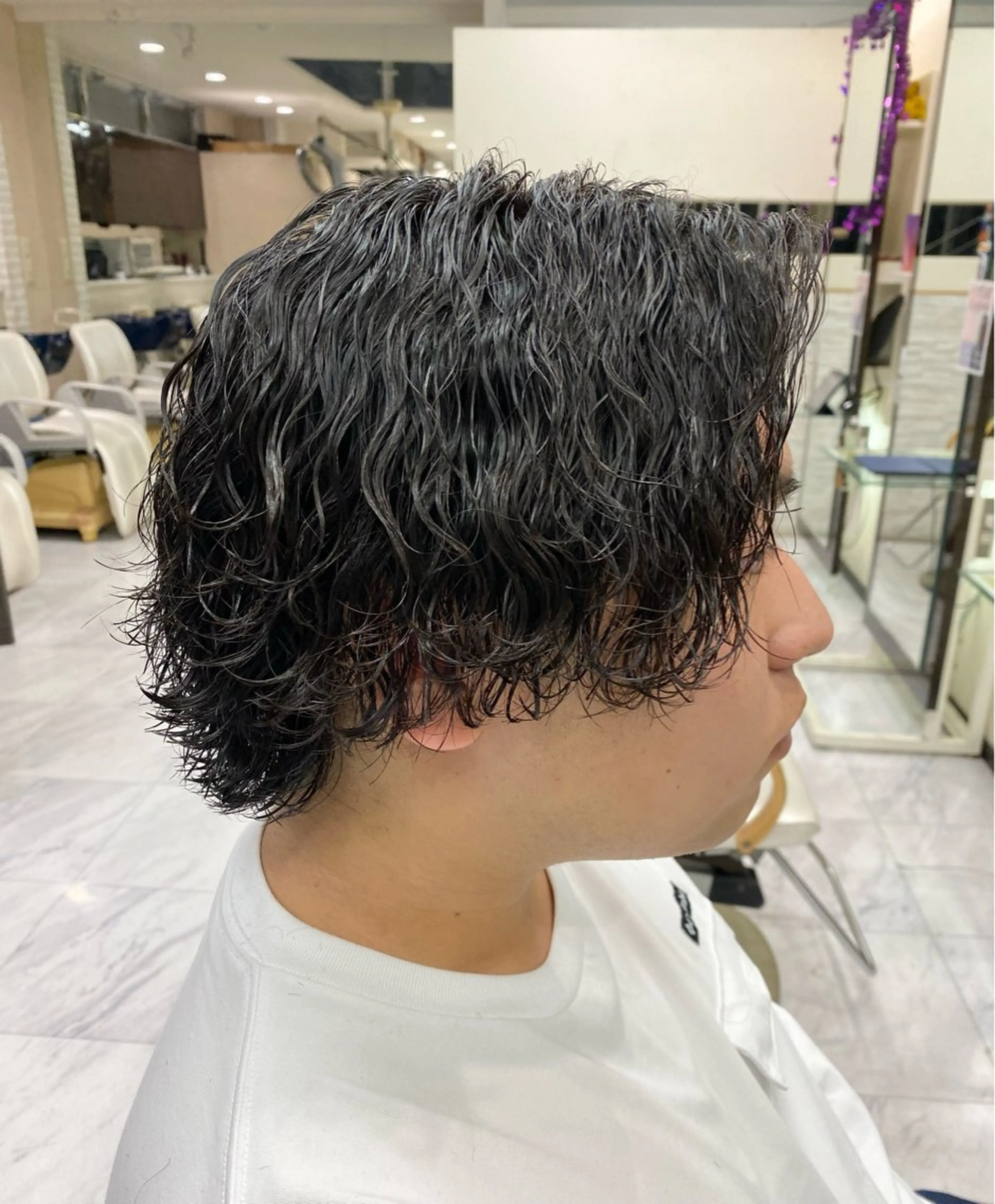 パーマ メンズ メンズパーマ メンズツイストパーマ 波巻きパーマ スパイラルパーマ ツイストパーマ カット パーマ トリートメント 🌴パーマオタク🌴 長谷川　諒佑🌈のヘアスタイル