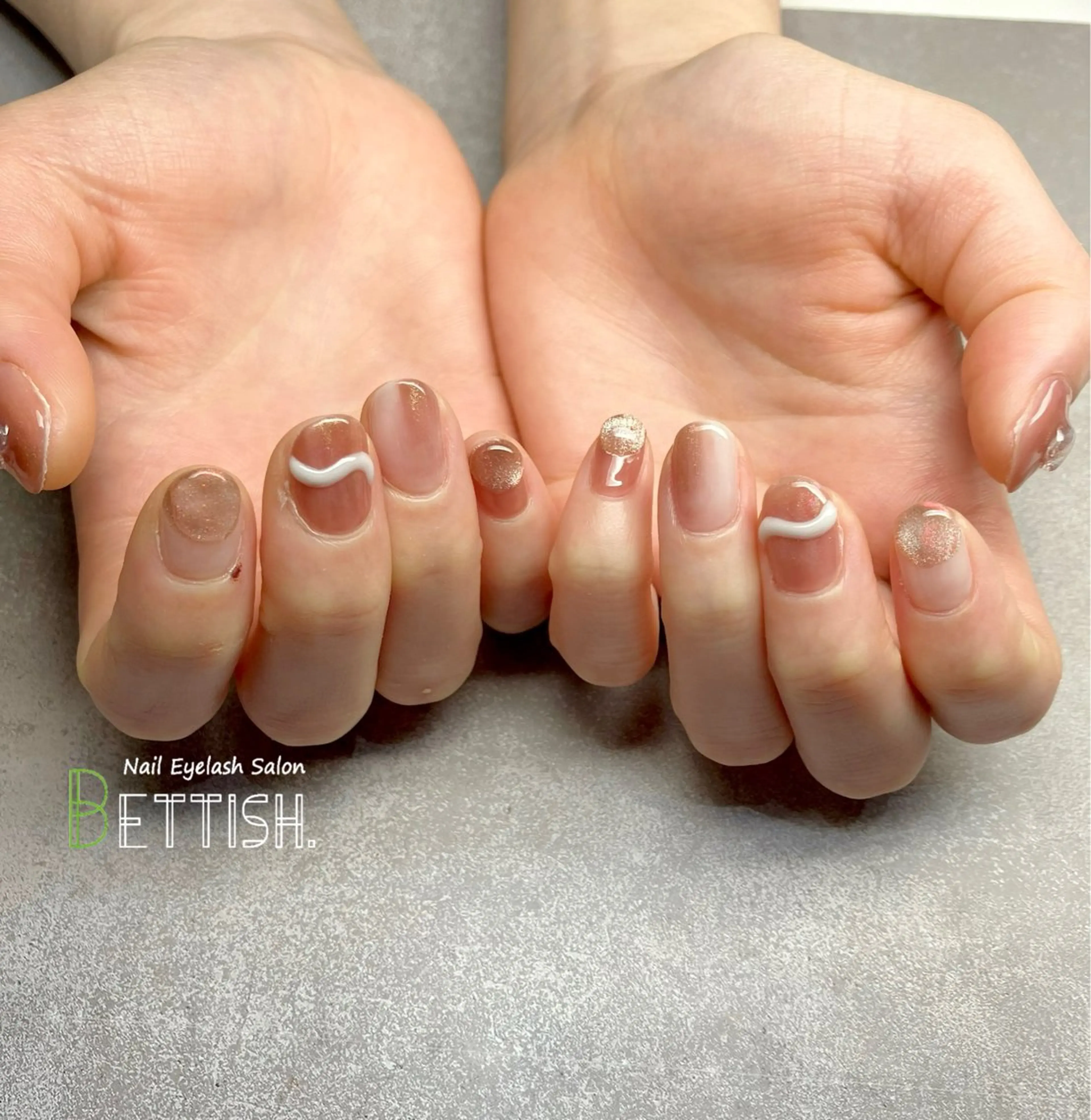 ネイル ニュアンスネイル ピンク ハンドネイル BETTISH. KUMIKO☺︎︎のネイルデザイン