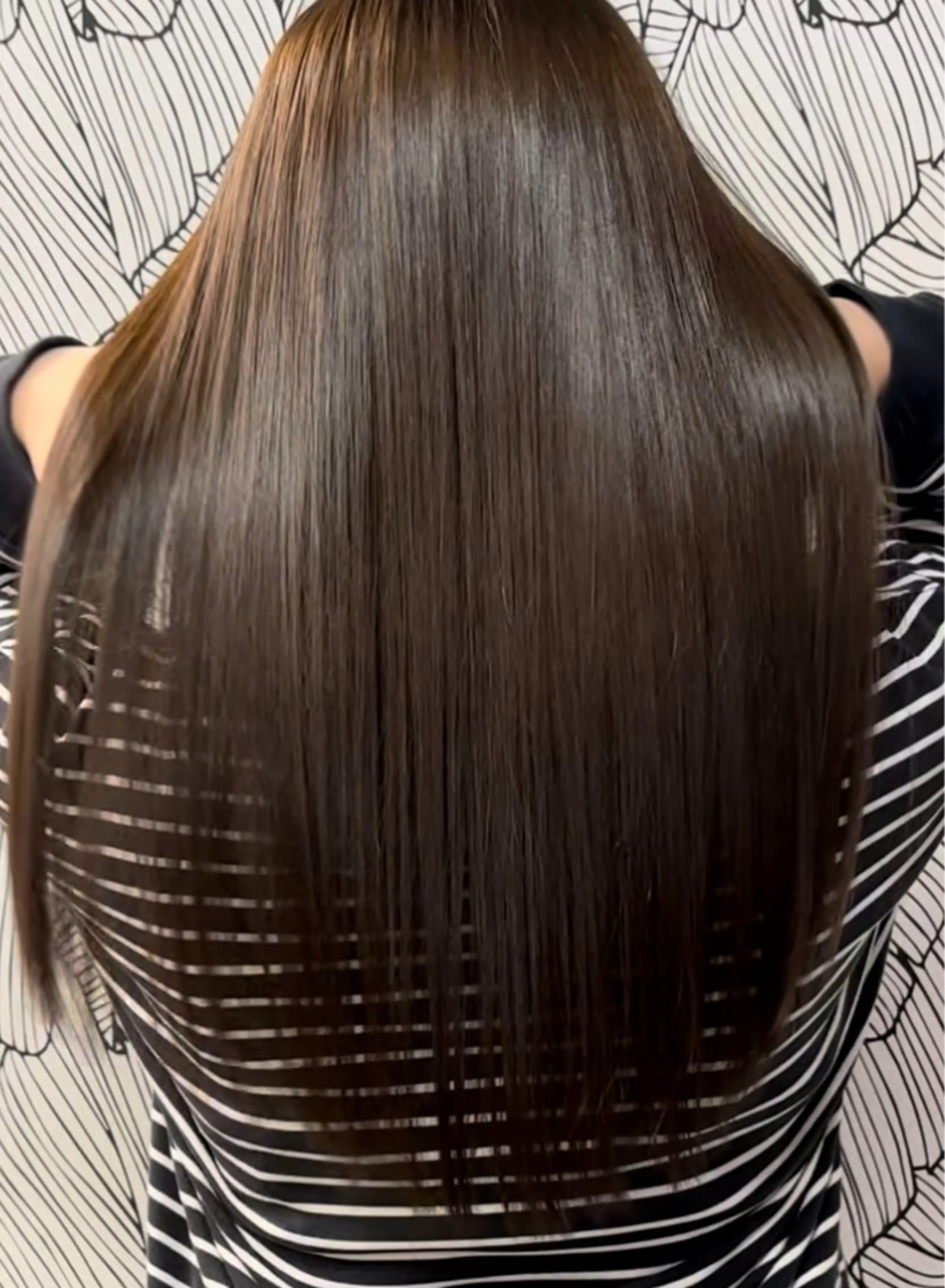 ロング 髪質改善 トリートメント カット ヘアカラー トリートメント 安田 恵のヘアスタイル