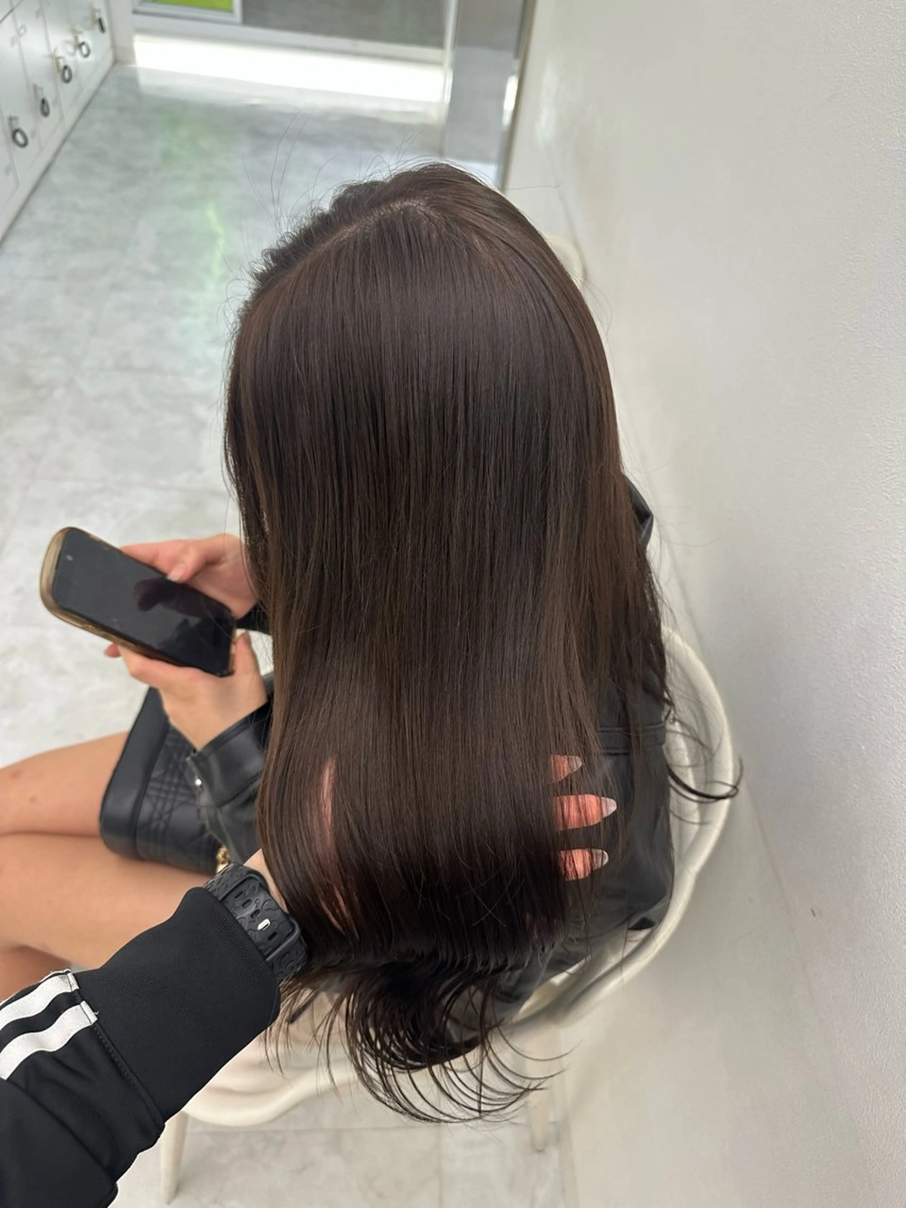 暖色カラー🍒♡＋外部補習treatment＋炭酸スパ✨の写真