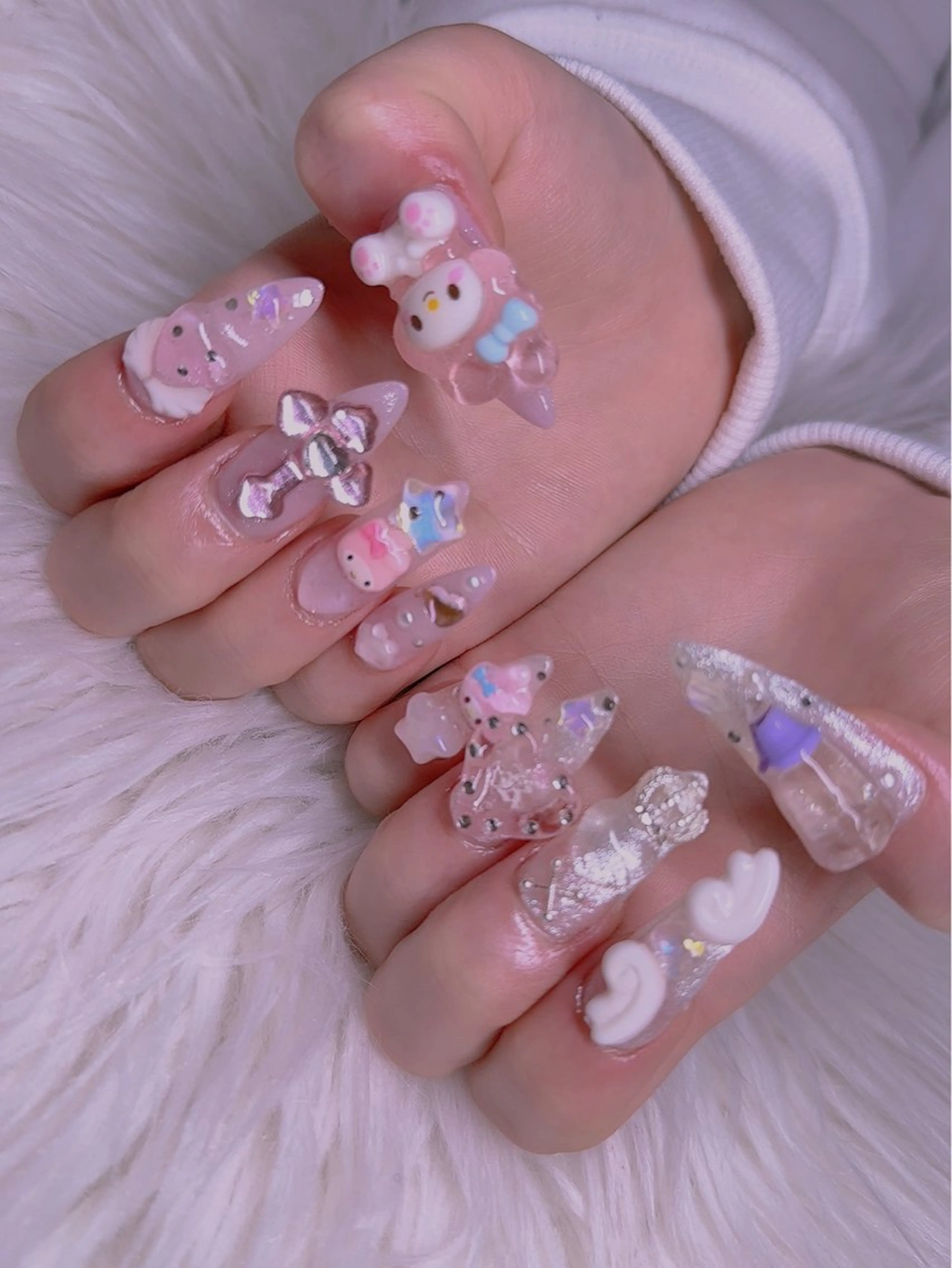 ネイル 長さだし専門店 M2　rikaのネイルデザイン