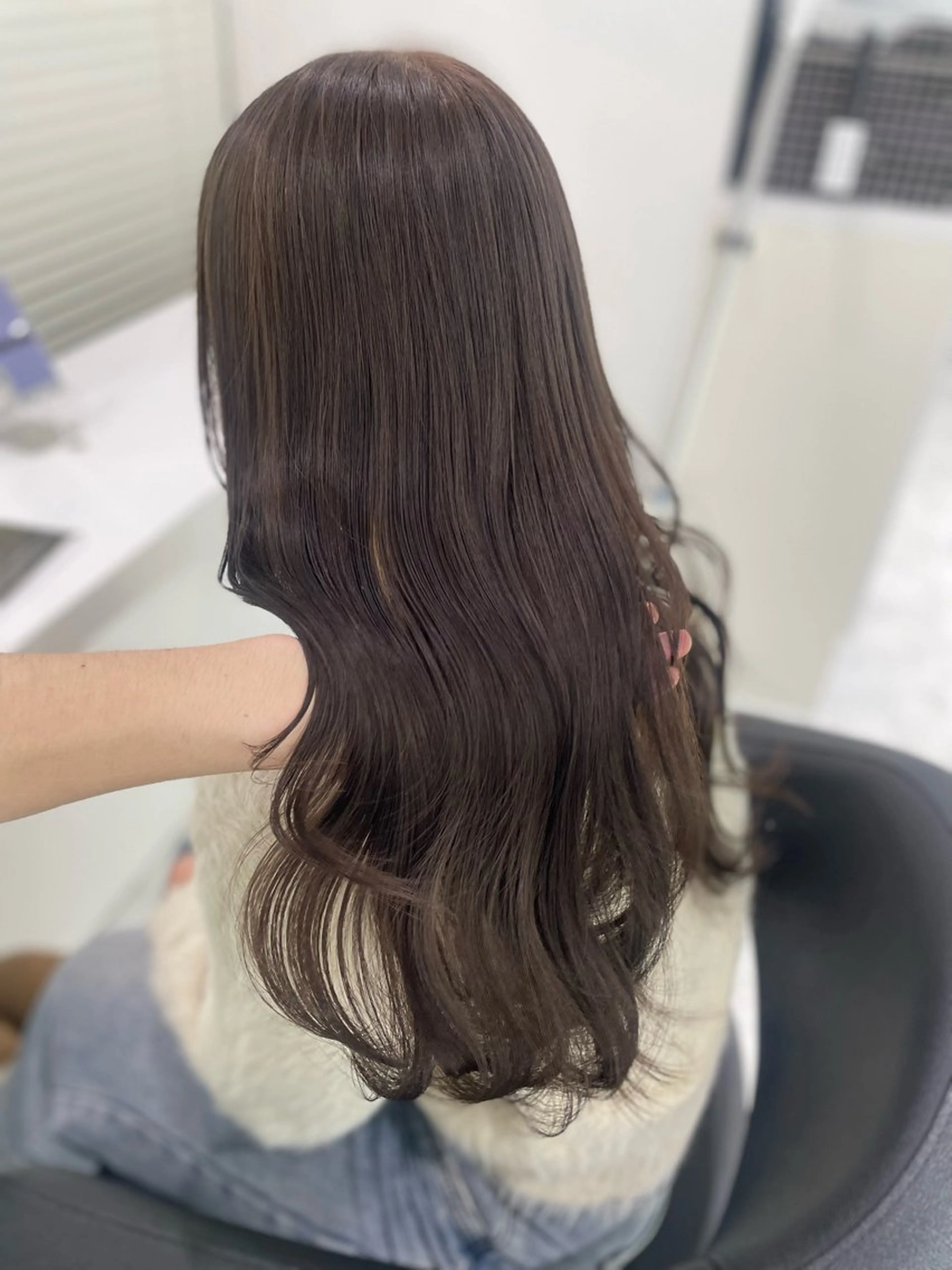 ロング ヘアカラー トリートメント ヘッドスパ 🌿透明感赤み消し Keishin🌿のヘアスタイル