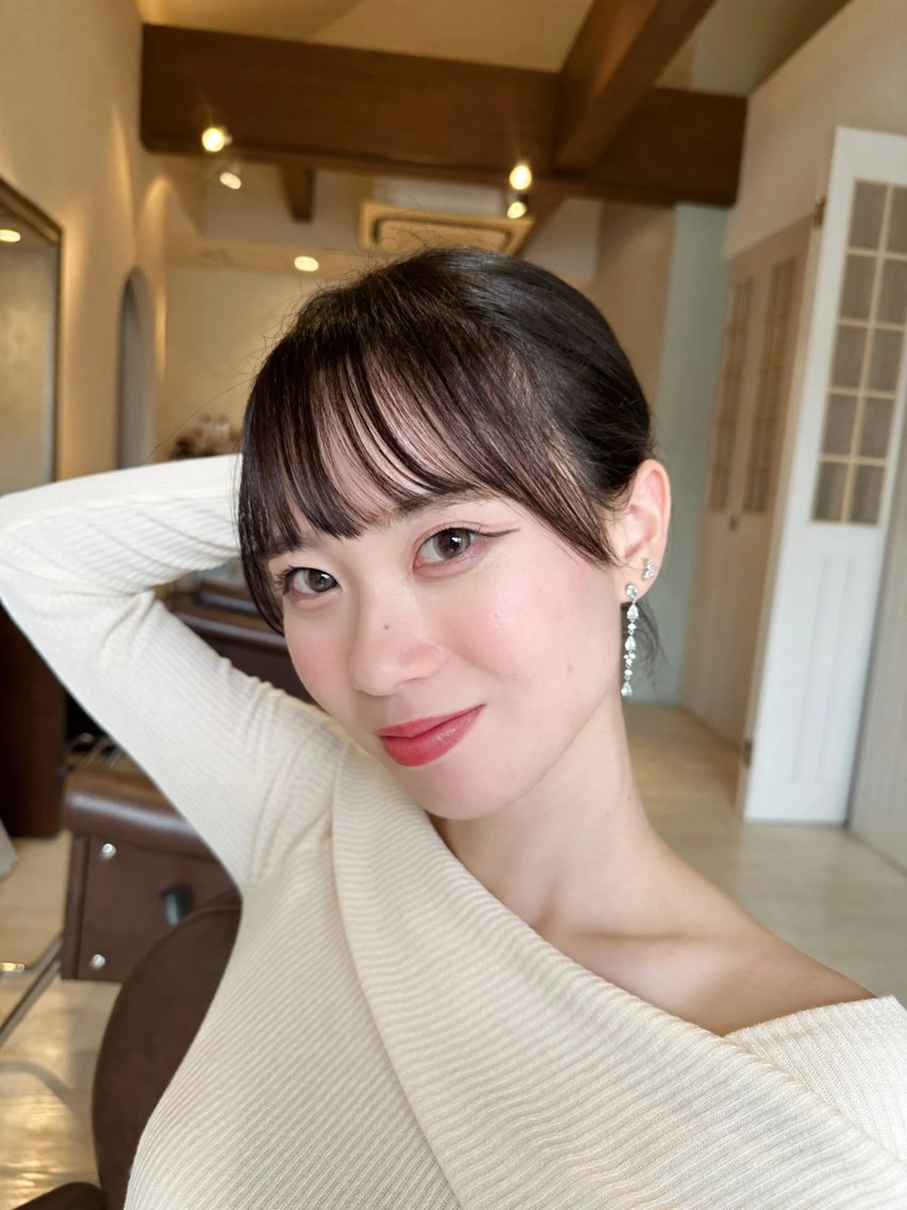 ミディアム カット ヘアカラー トリートメント 波多野 将貴のヘアスタイル