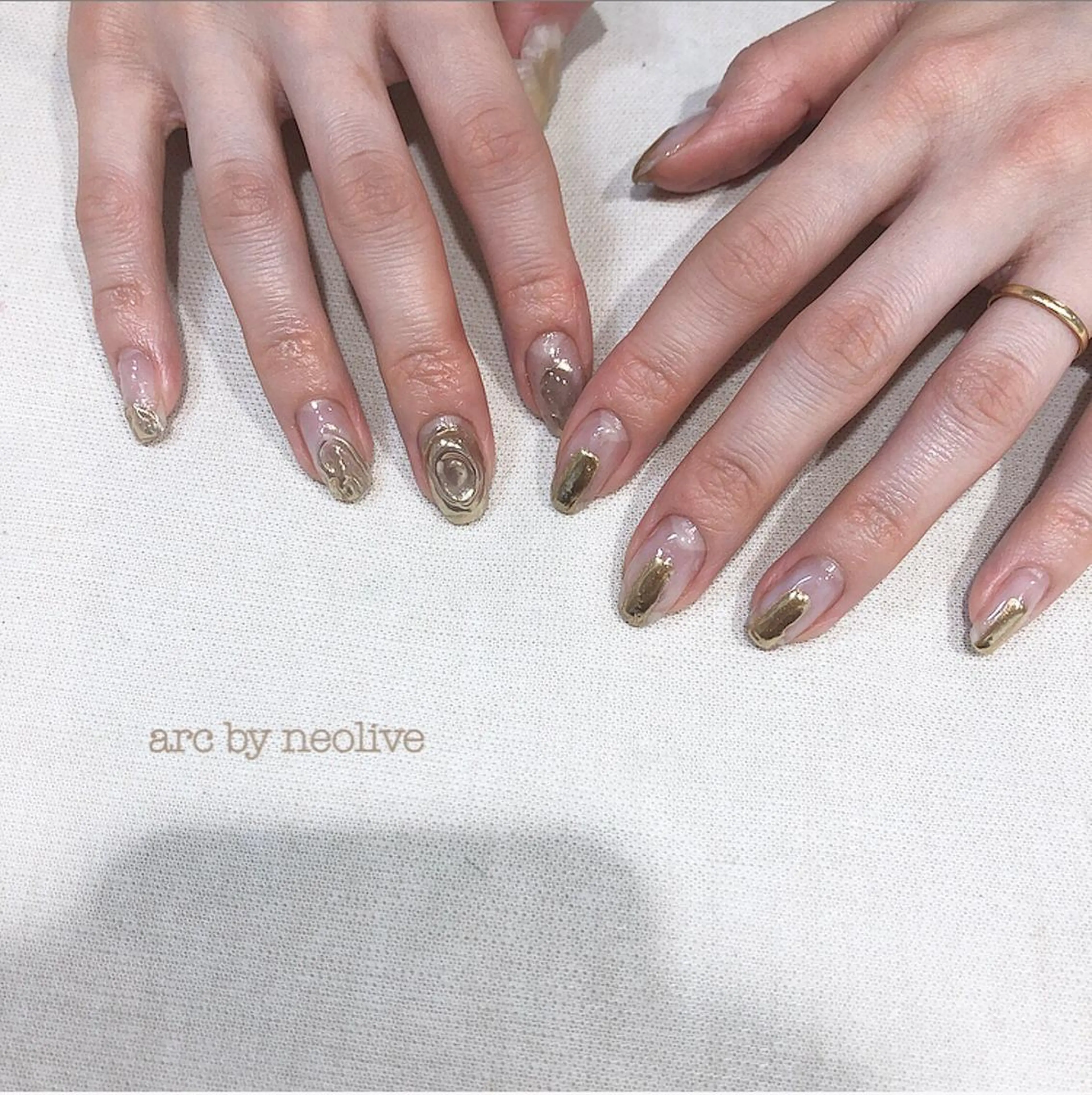 ネイル ミラーネイル rina eye&nailのマツエク・マツパデザイン