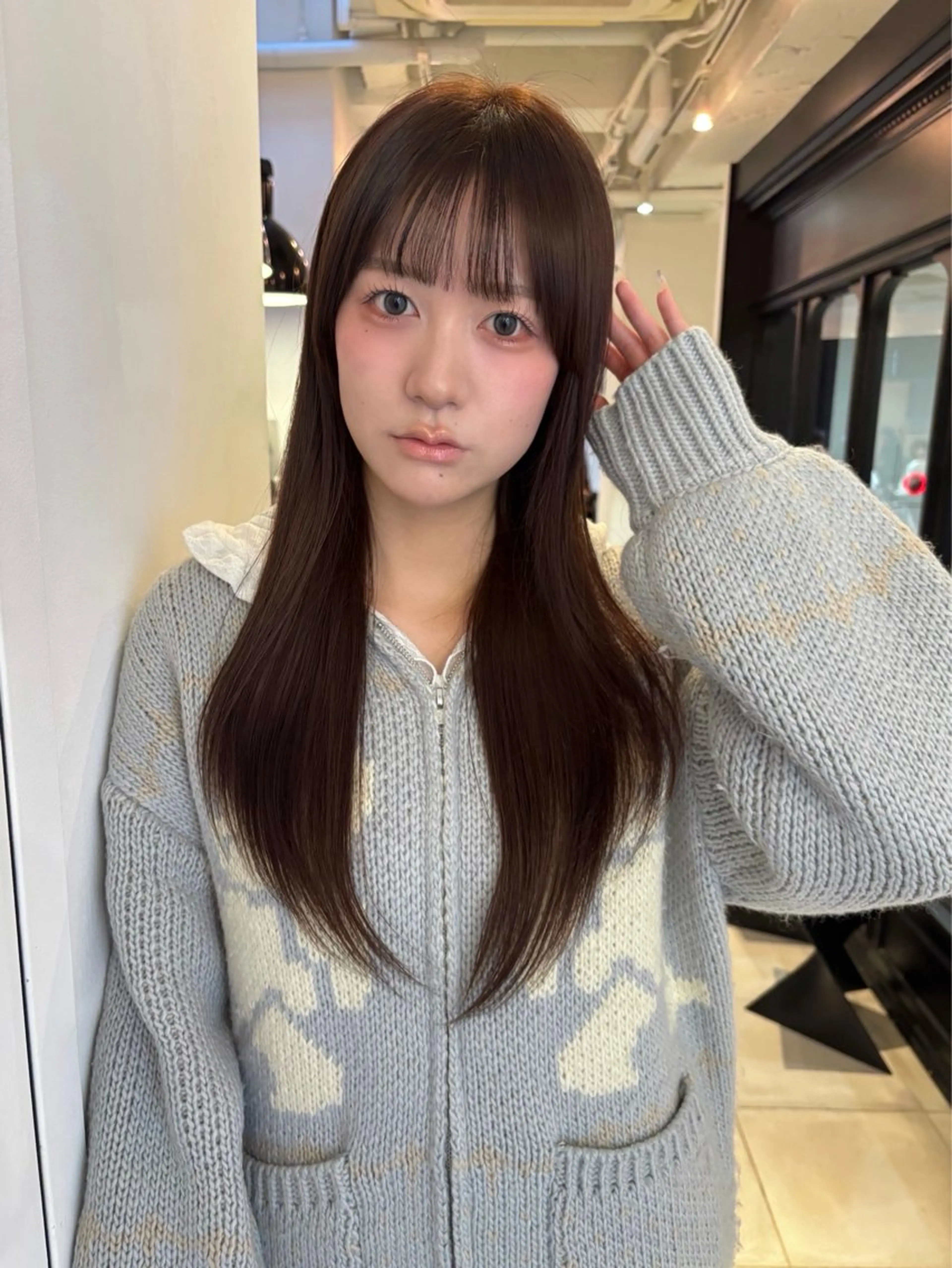 ロング カラー カット riria/ボブ /ブラウンカラー🎀のヘアスタイル