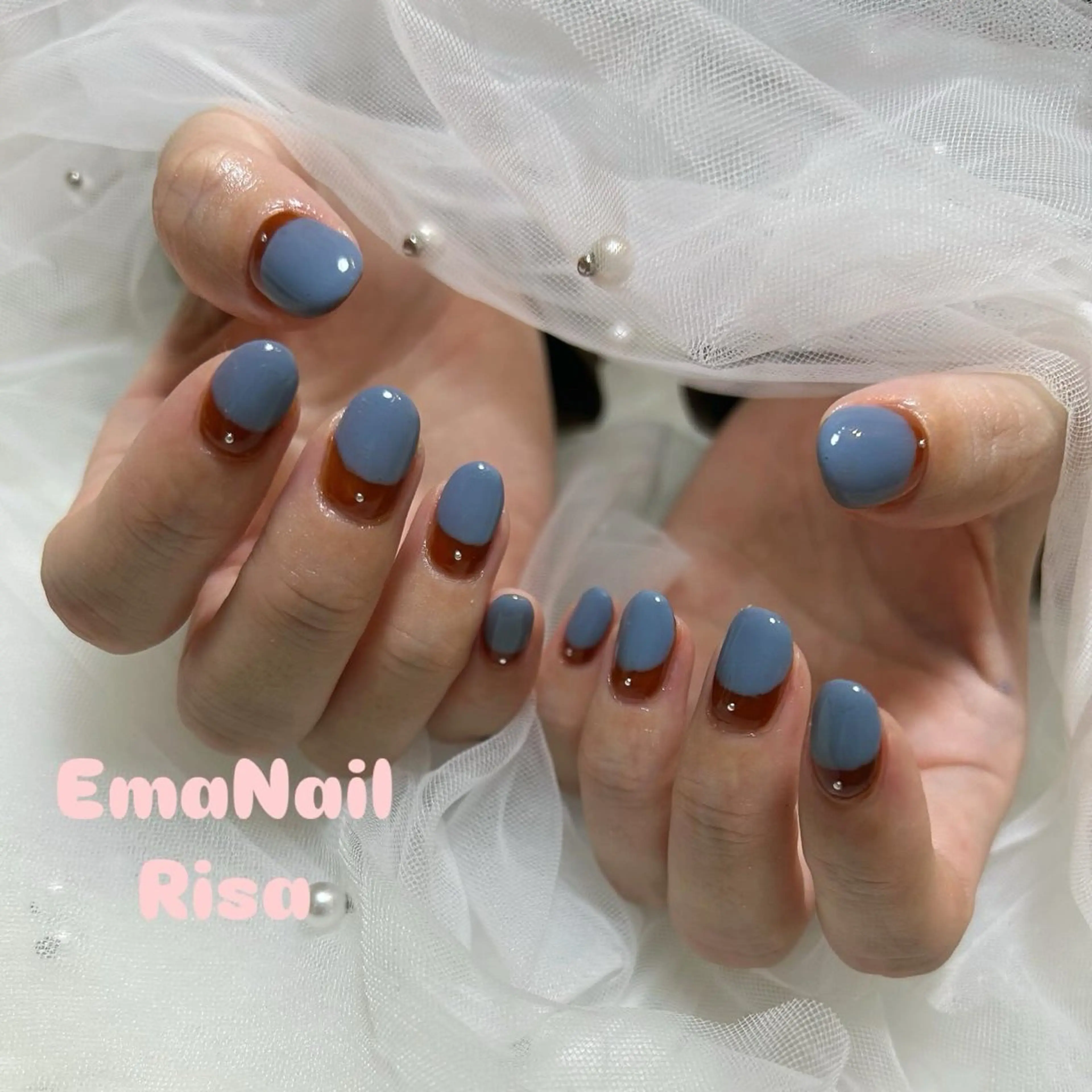 ネイル アートネイル ハンドネイル EmaNail天満橋店所属・EmaNail Risaのネイルデザイン