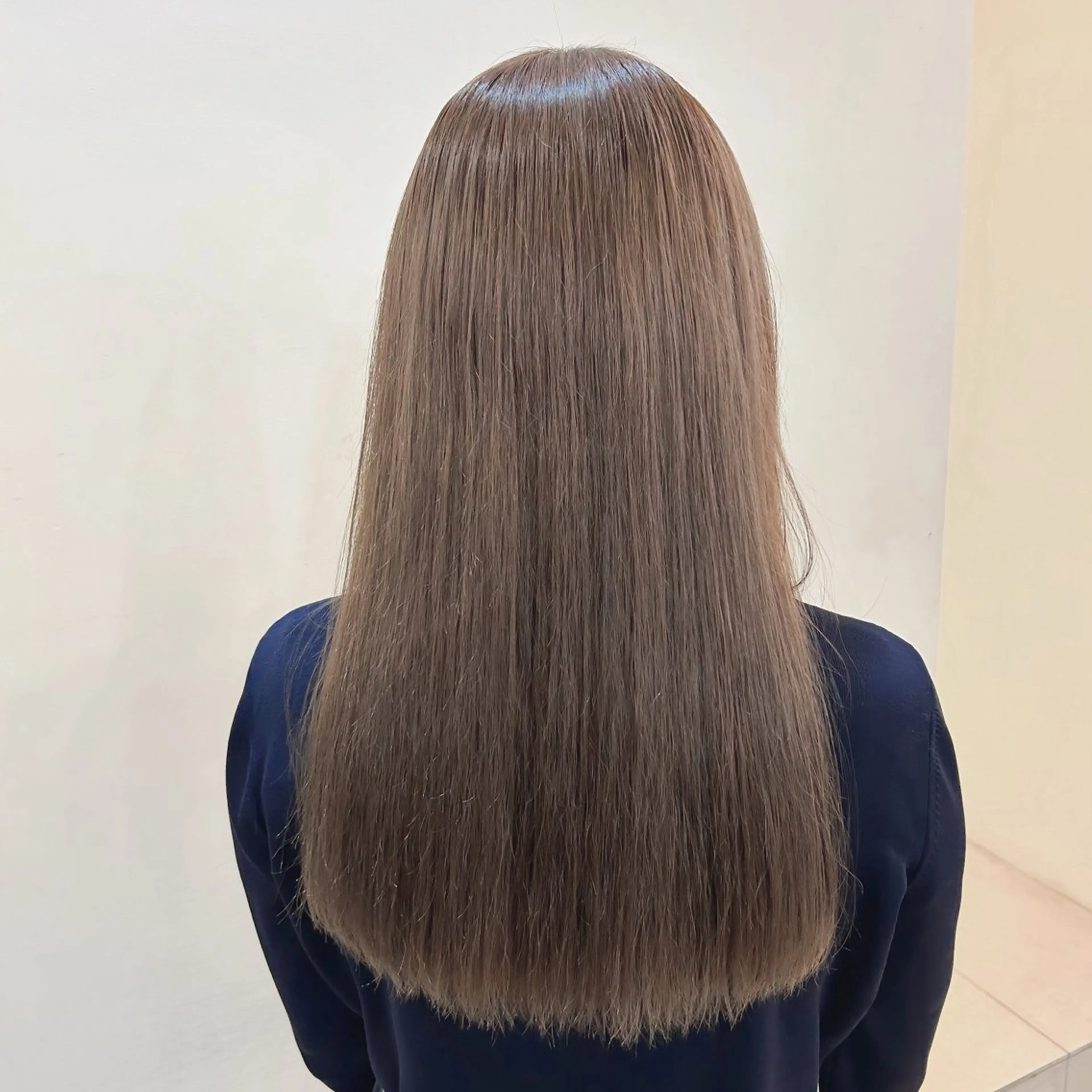 〈 🎀人気no.2🎀   〉低ダメージ❕透明感ブリーチなしダブルカラー+髪質改善艶トリートメント🫧の写真