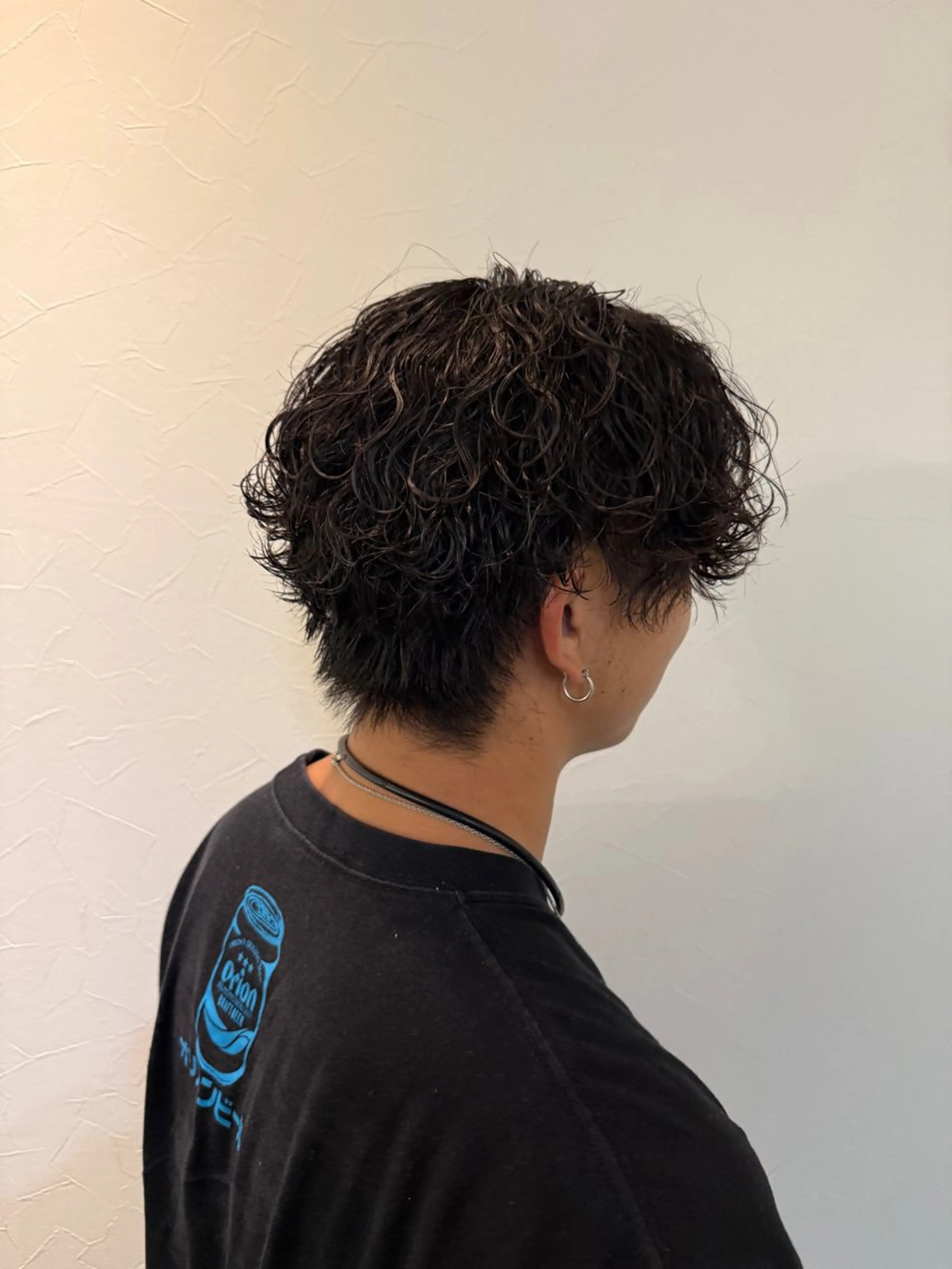 パーマ メンズ 天野 妃菜のヘアスタイル