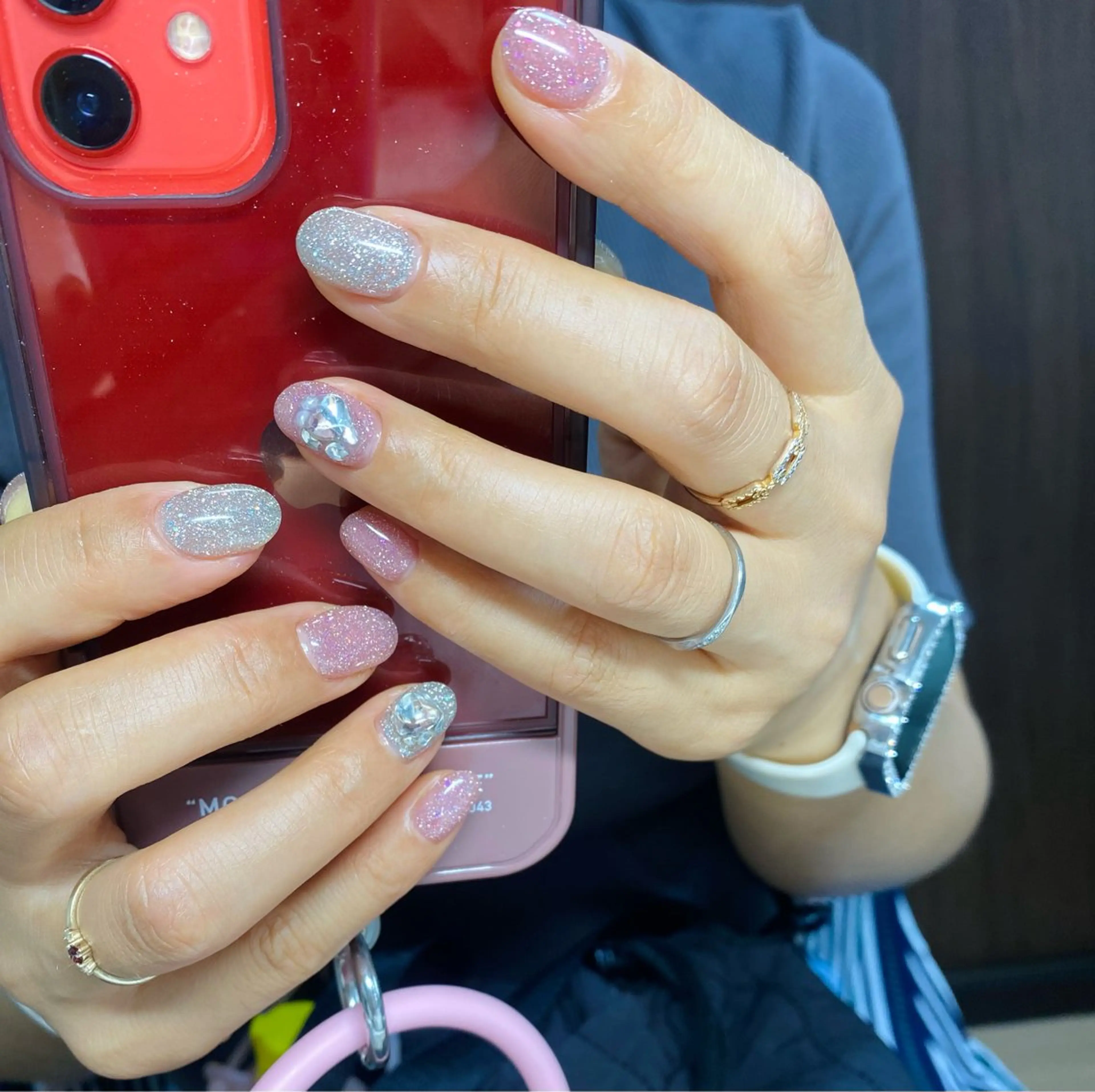 ネイル フラッシュネイル ショートネイル Nail Yunaのネイルデザイン
