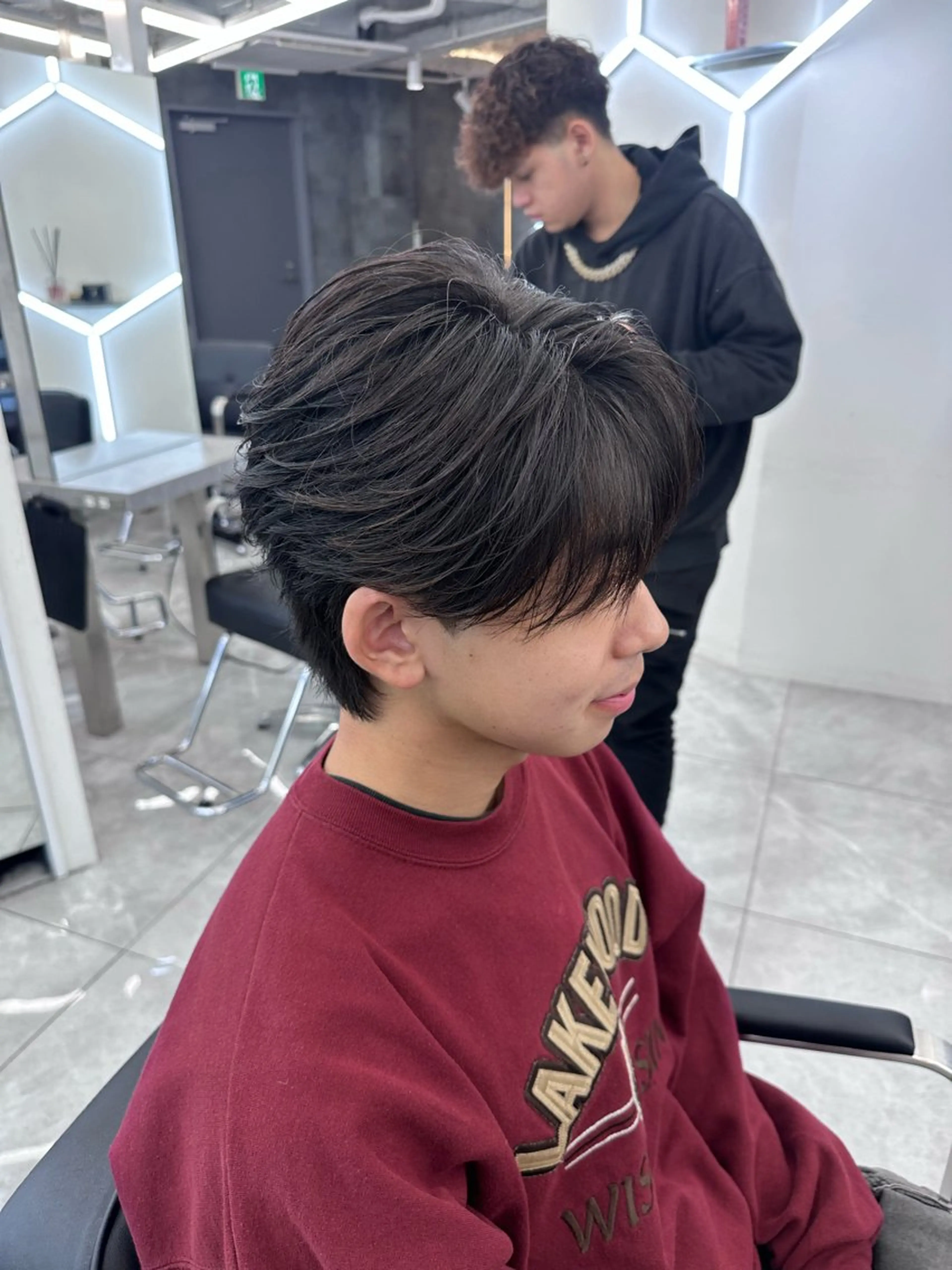 パーマ メンズ カット パーマ 💎メンズカット ／フェザー／細野💎のヘアスタイル