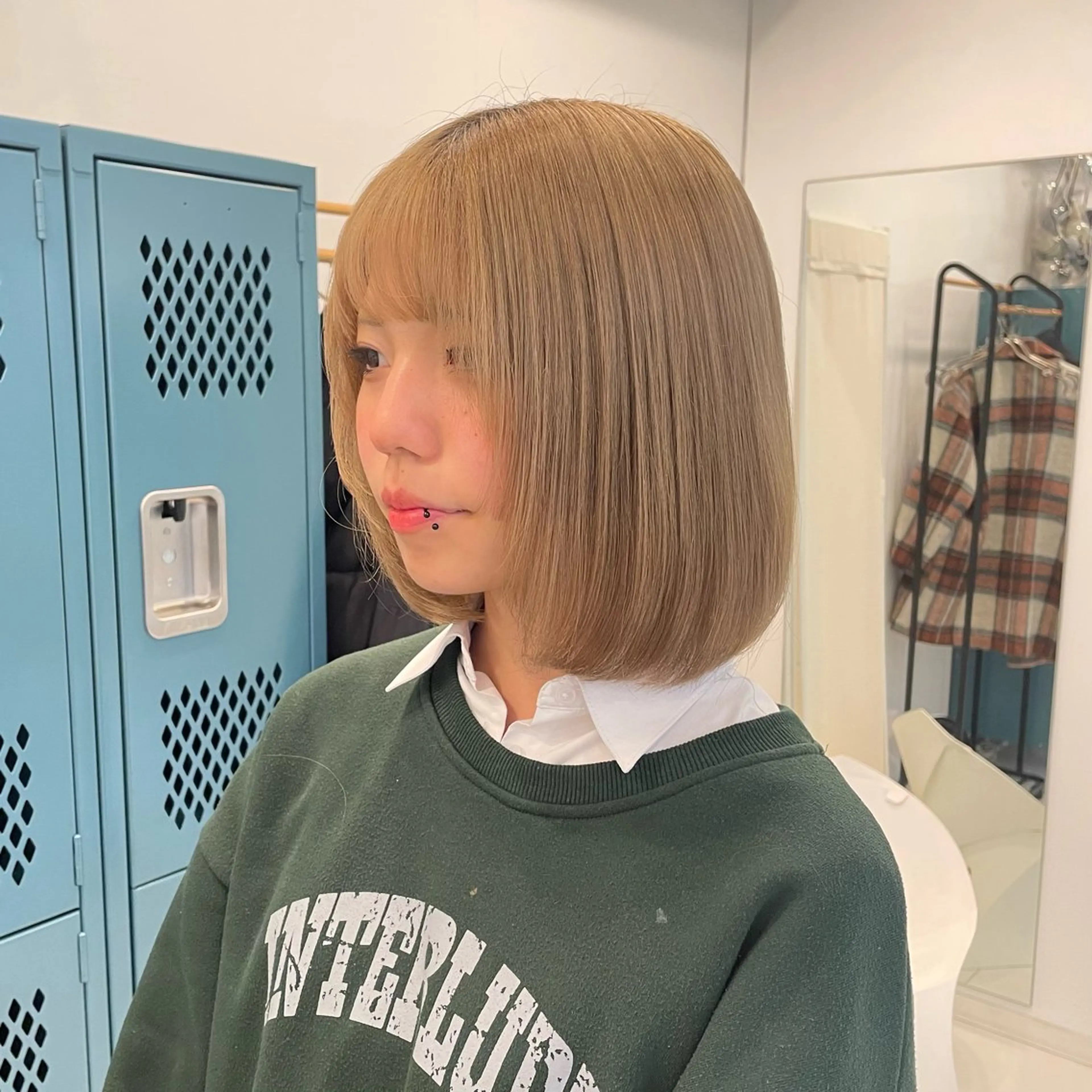ミディアム 田口 花葉のヘアスタイル