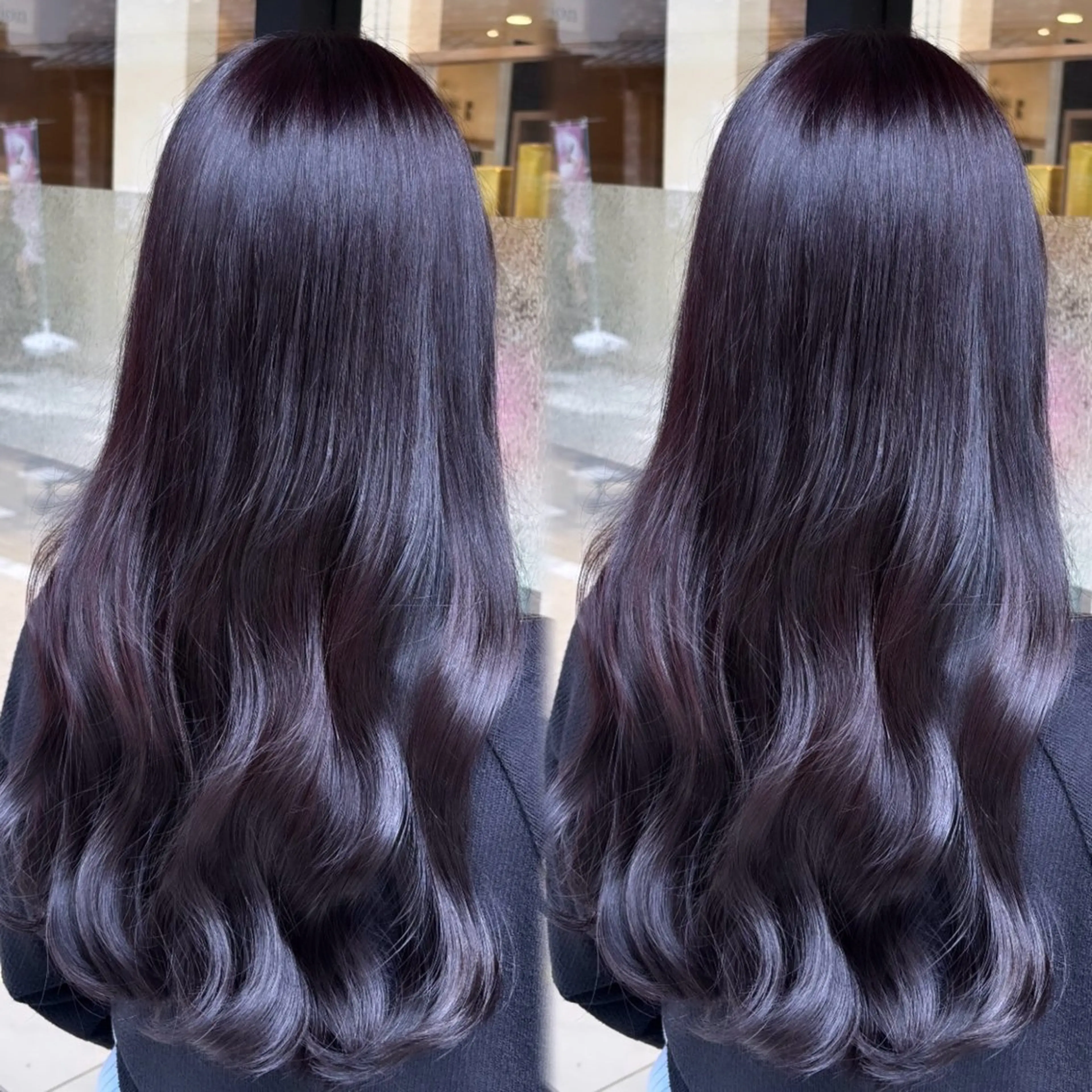 セミロング カラー 🦋髪質改善カラー/ 美髪矯正🦋Mikiのヘアスタイル