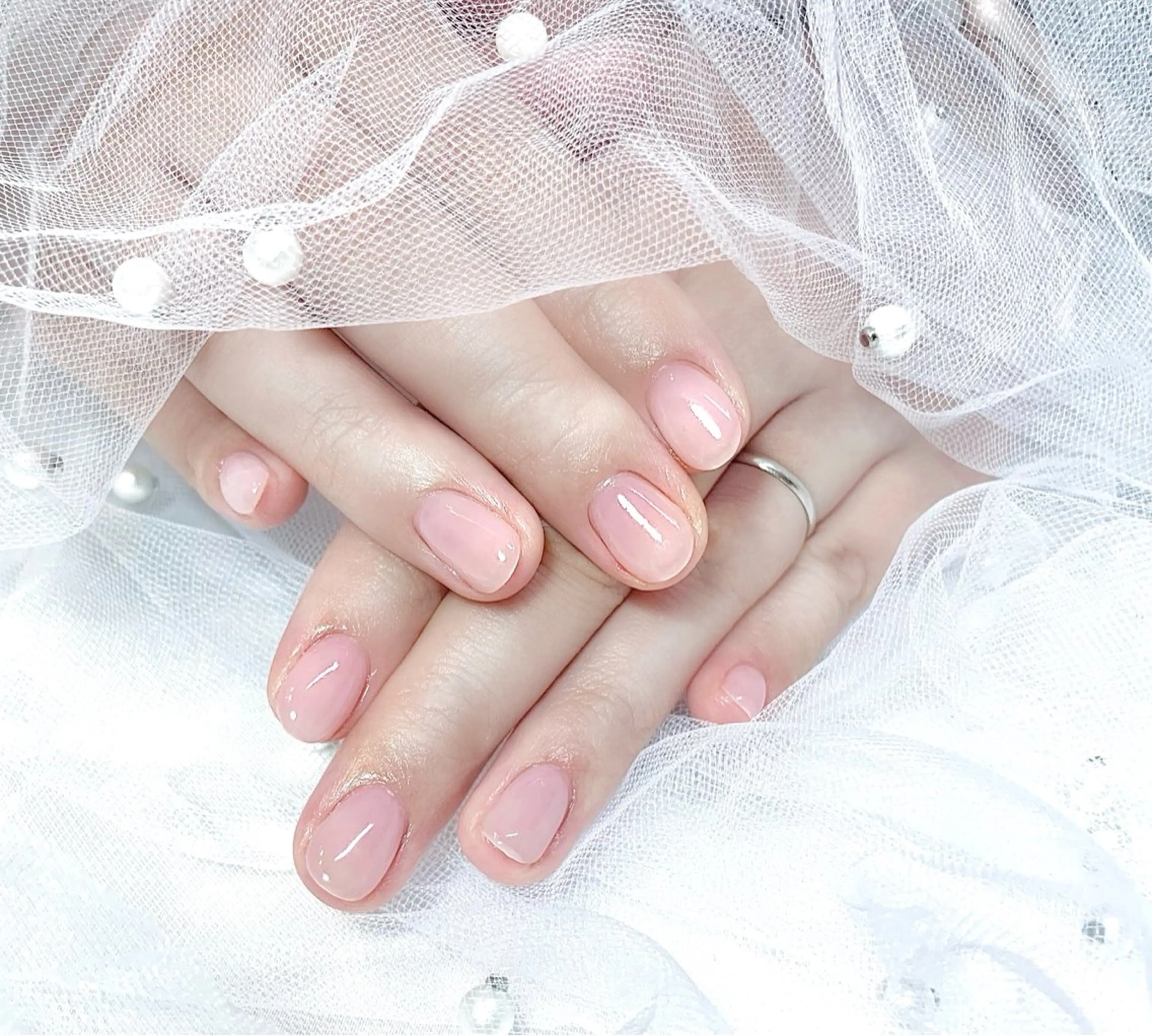 ネイル 韓国ネイル ワンカラーネイル ピンク ワンホンネイル Chat　noir所属・【chatnoir】 MIYUのネイルデザイン