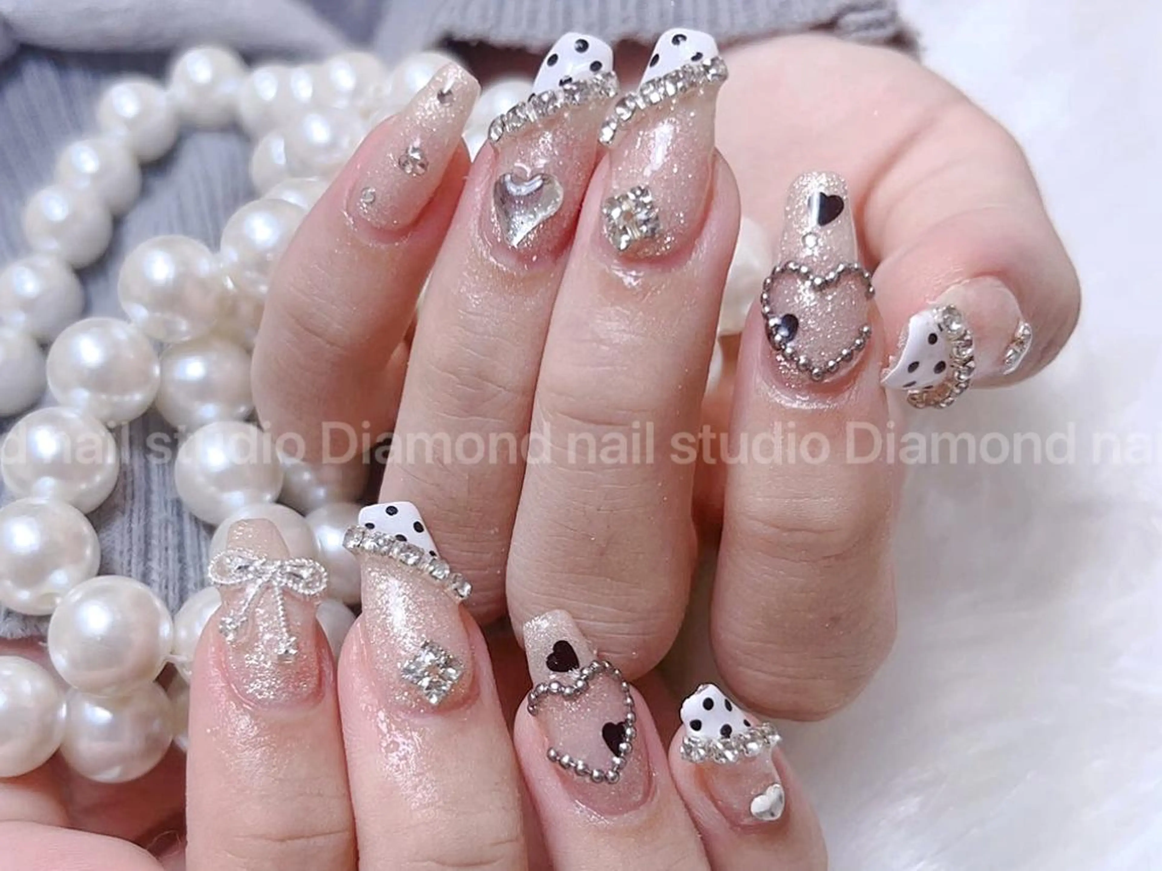 ロング Diamond 🚢のネイルデザイン