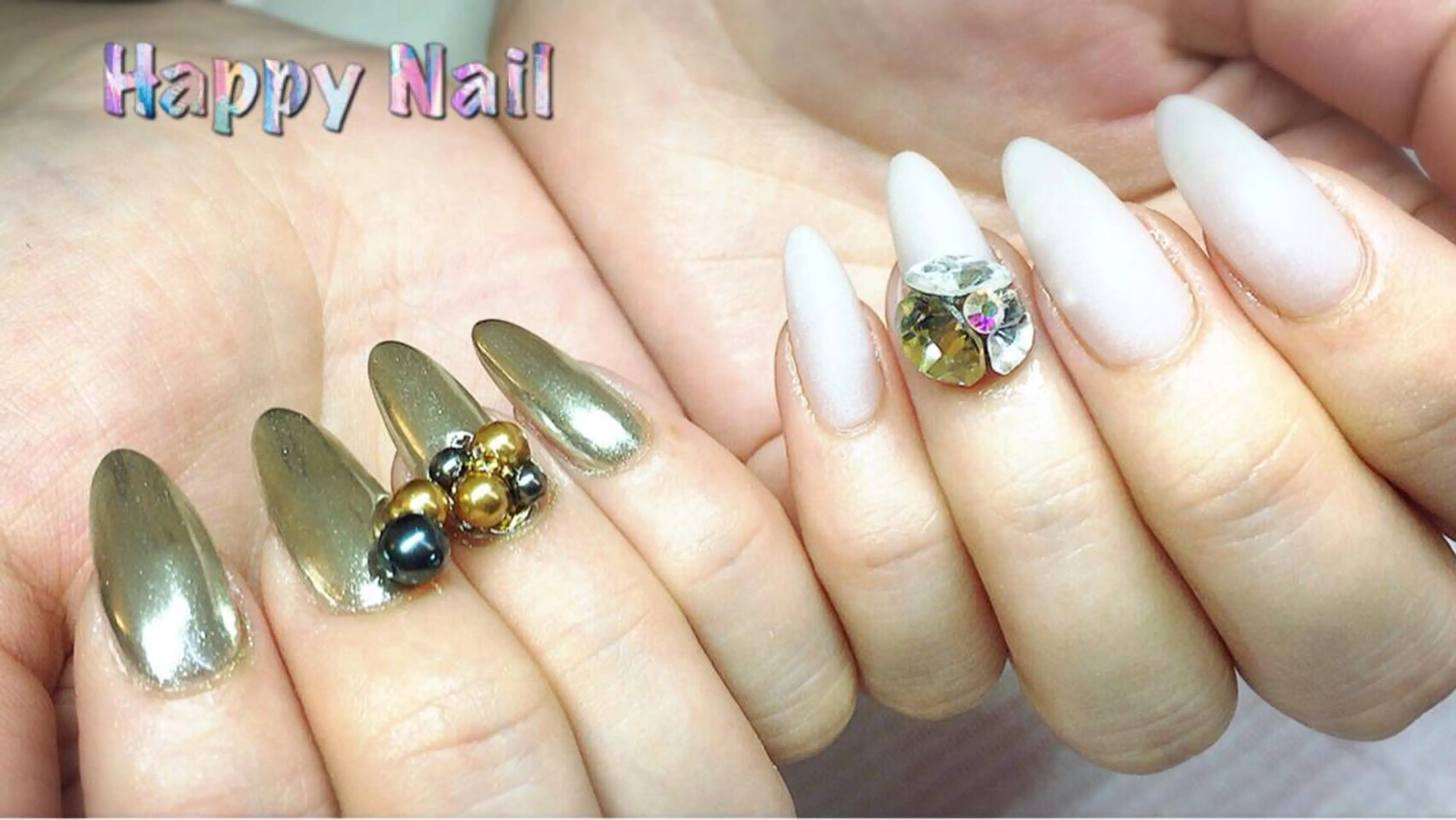 ネイル ミラーネイル Happy Nailのネイルデザイン