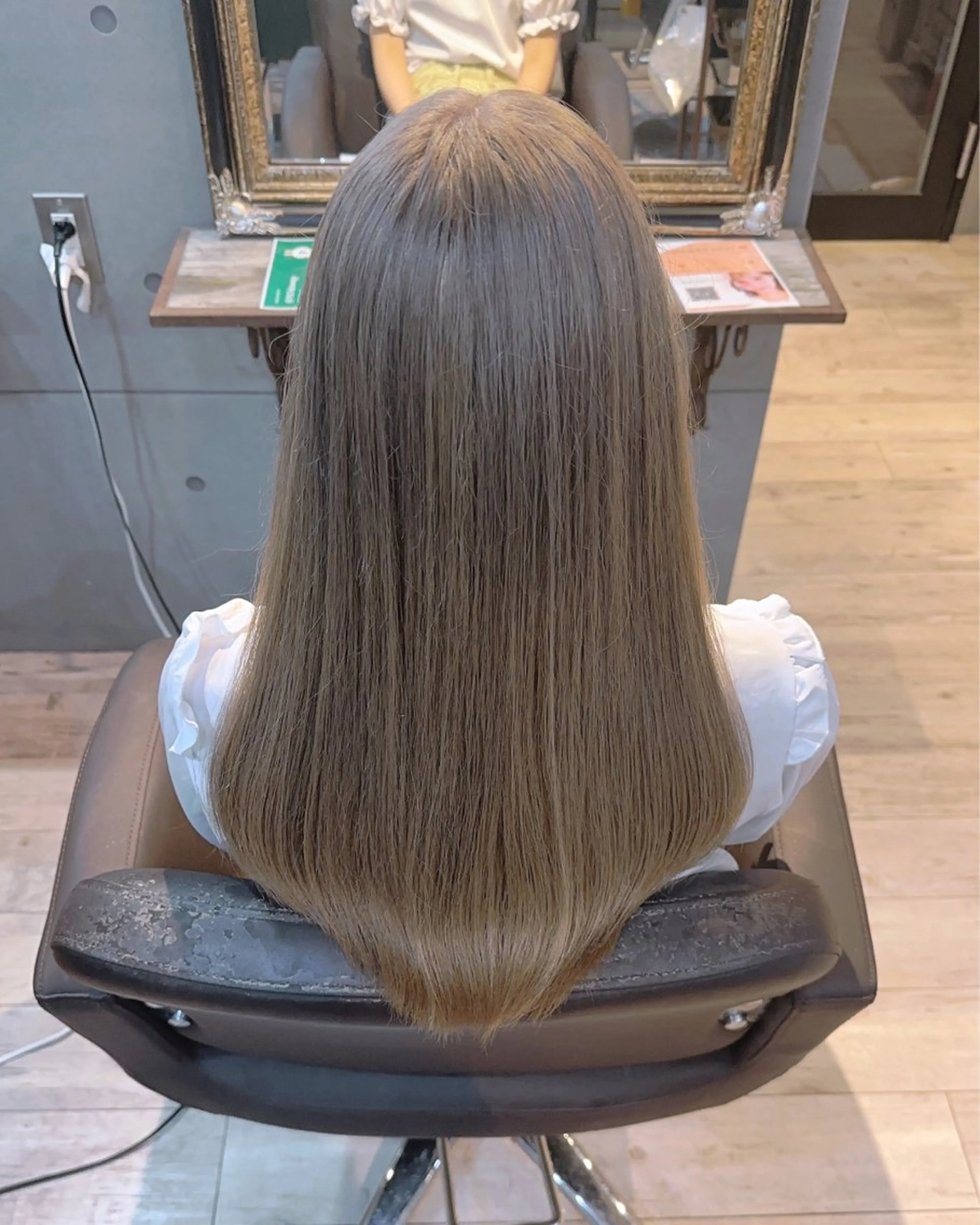 ロング カラー ベージュカラー ミルクティーベージュ amie池袋【アミ】 Karin...のヘアスタイル