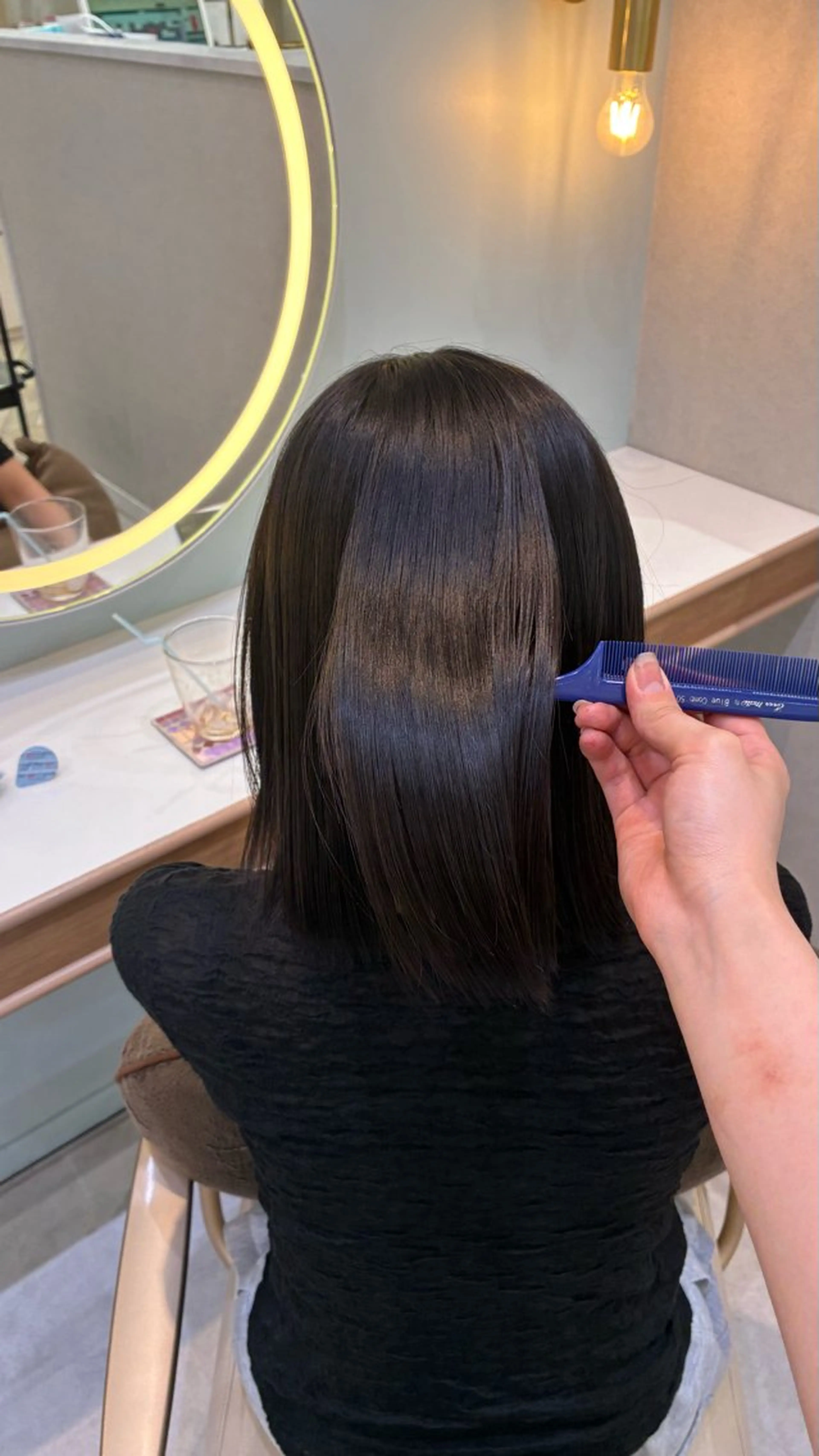 暗髪カラー【就活＆実習生応援✊🏻❤️‍🔥】➕3ステップトリートメントの写真