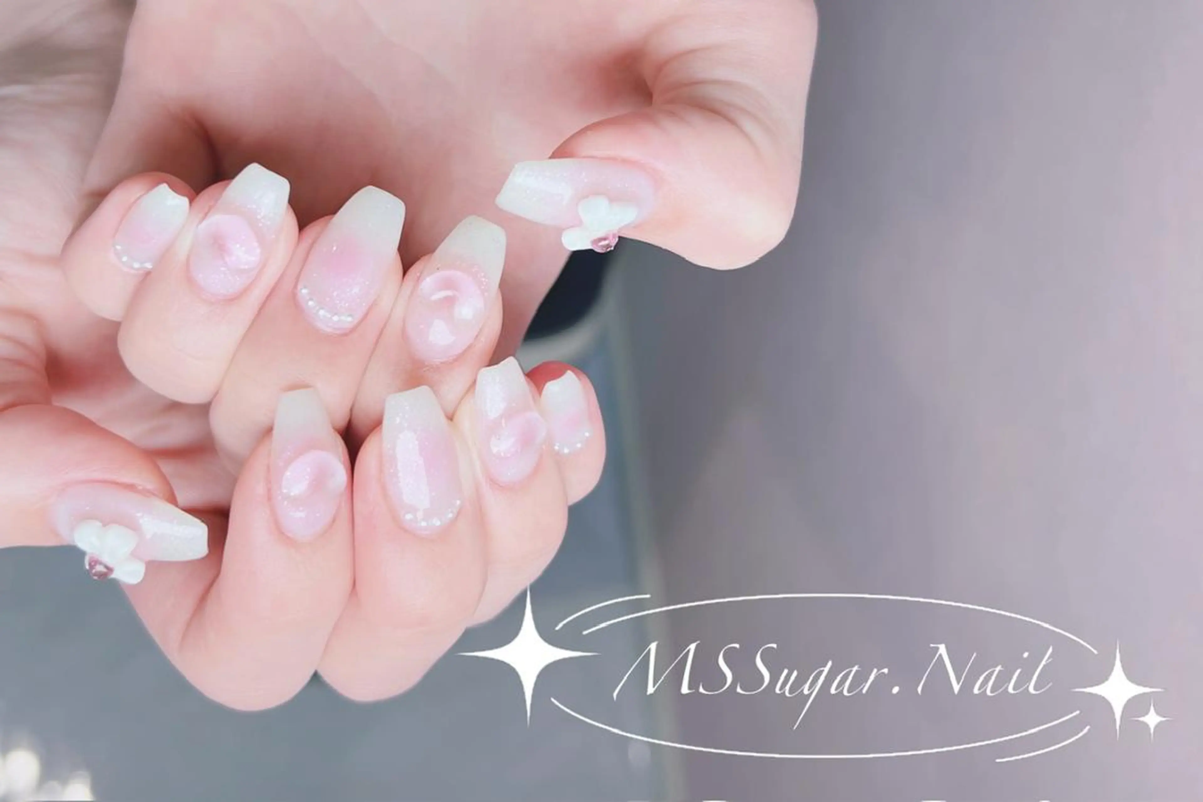 ネイル ロングネイル スカルプネイル ネイルチップ ワンホンネイル ハンドネイル MSSugar Nailのネイルデザイン